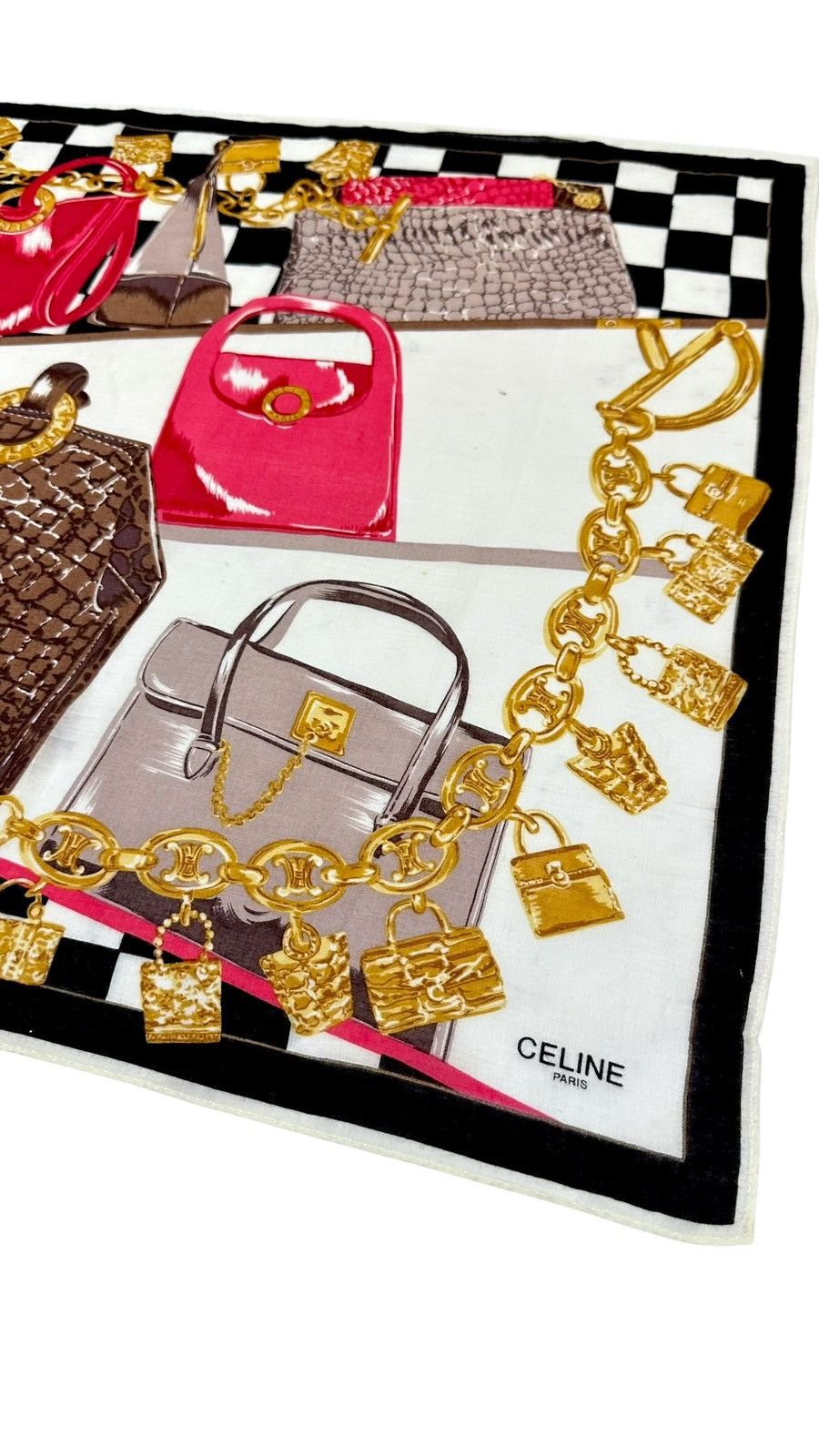 Celine × Vintage Celine Bandana / Handkerchief Size ONE SIZE - 4 Thumbnail
