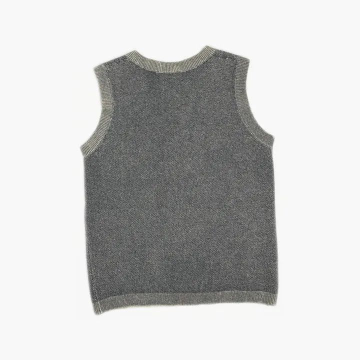 Chanel Chanel Sleeveless Knit Top with Buttons Size M / US 6-8 / IT 42-44 - 3 Thumbnail