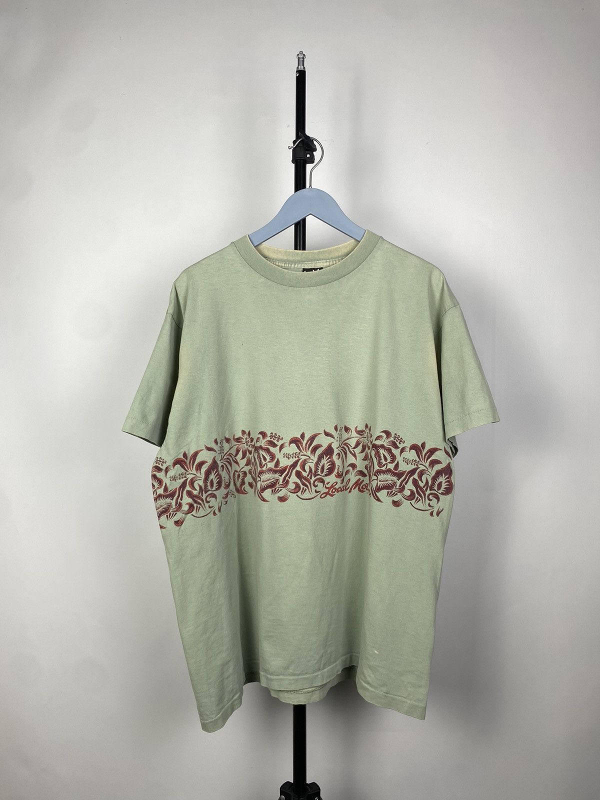 Vintage Vintage 90s Crazy Surf Faded Hawaii Single Stitches T-Shirt Size US XL / EU 56 / 4 - 1 Thumbnail