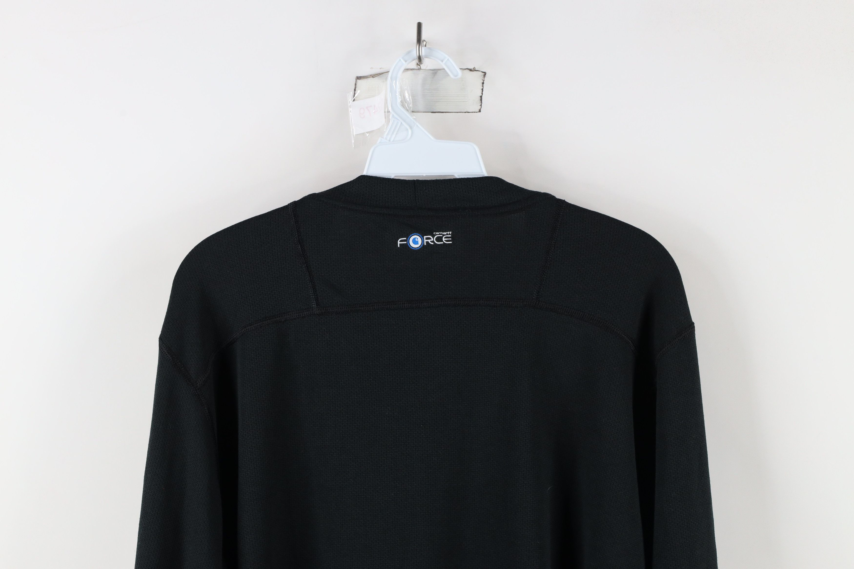 Carhartt × Vintage Vintage Carhartt Thermal Knit Long Sleeve T-Shirt Black Size US L / EU 52-54 / 3 - 10 Thumbnail