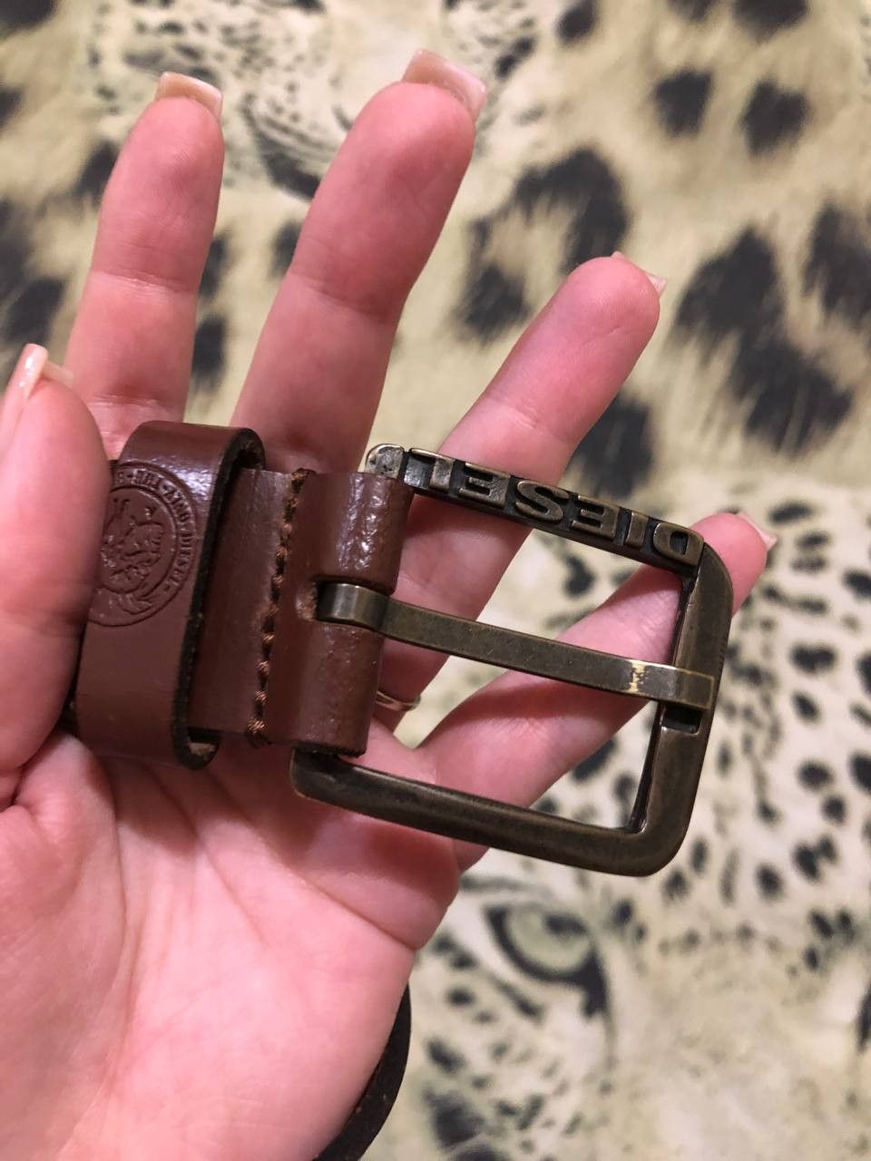 Diesel Vintage Leather Diesel Belt Size ONE SIZE - 2 Thumbnail