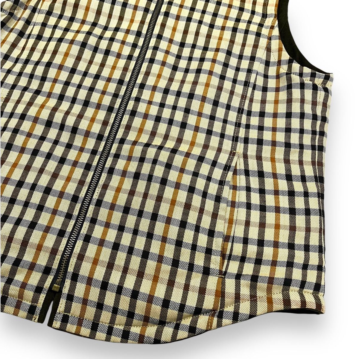 DAKS DAKS LONDON NOVACHECK REVERSIBLE VEST HOODIE Size US M / EU 48-50 / 2 - 12 Thumbnail