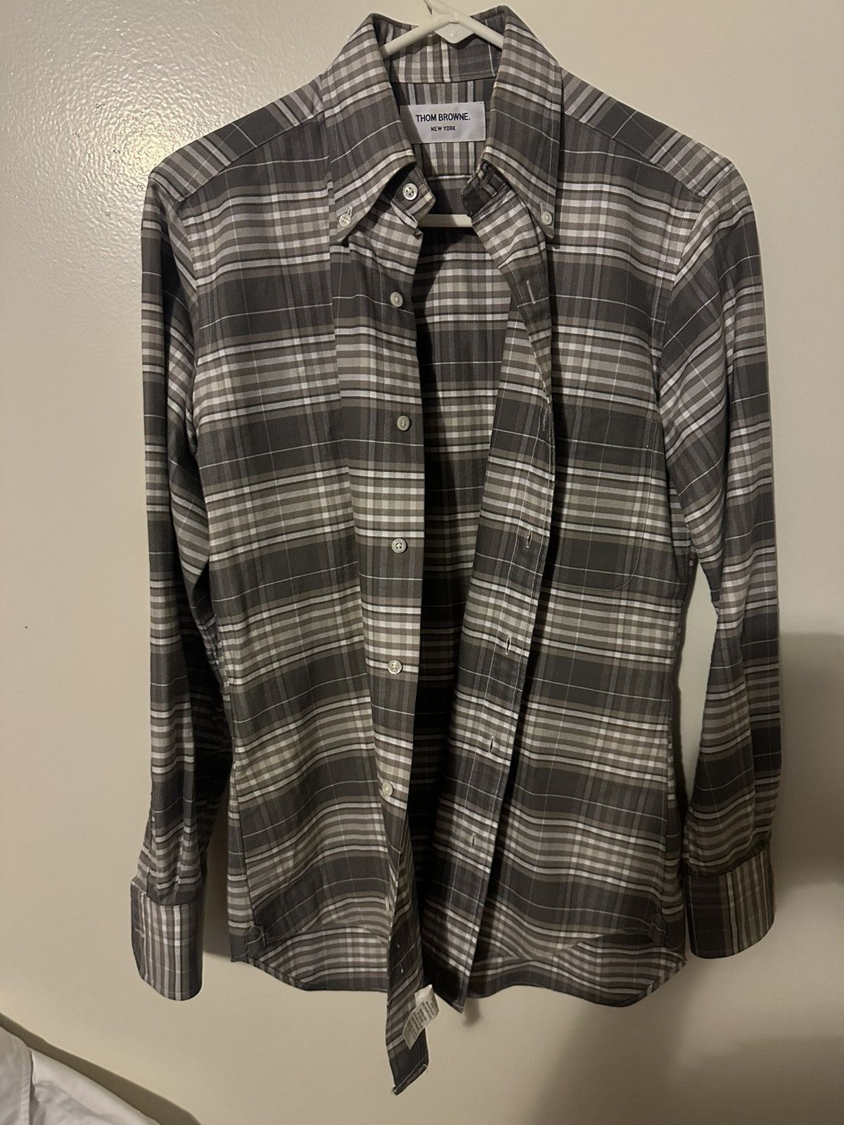 Thom Browne Thom Browne Plaid Shirt Size US M / EU 48-50 / 2 - 2 Thumbnail