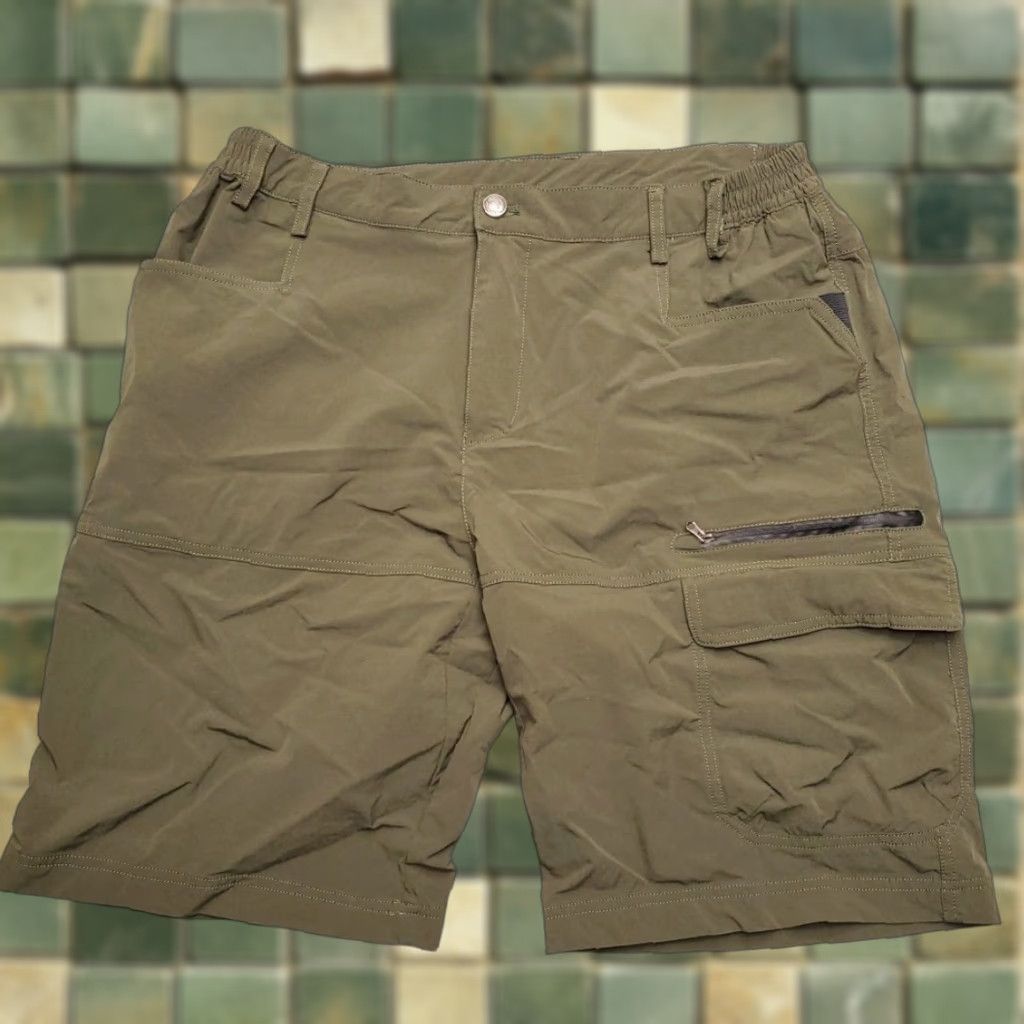 Vintage VINTAGE Mens Hiking Cargo Shorts 38 Stretch Nylon Outdoor Utility Zip Pocket Lightweight Size US 38 / EU 54 - 1 Thumbnail