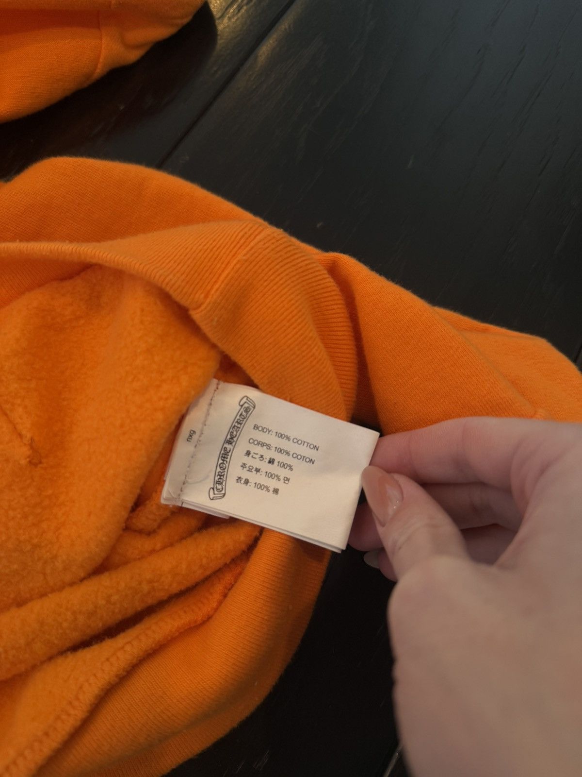 Chrome Hearts × Off-White Chrome Hearts x Off White Orange Hoodie 2018 Size US M / EU 48-50 / 2 - 5 Thumbnail