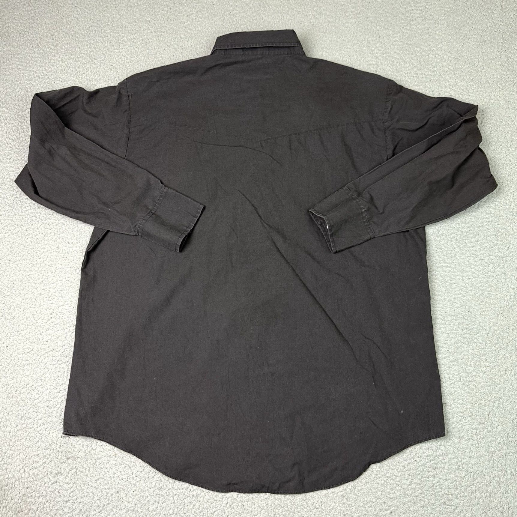 Vintage VINTAGE Ely Plains Shirt Mens XL Black Pearl Snap Cowboy Rockabilly Size US XL / EU 56 / 4 - 4 Thumbnail