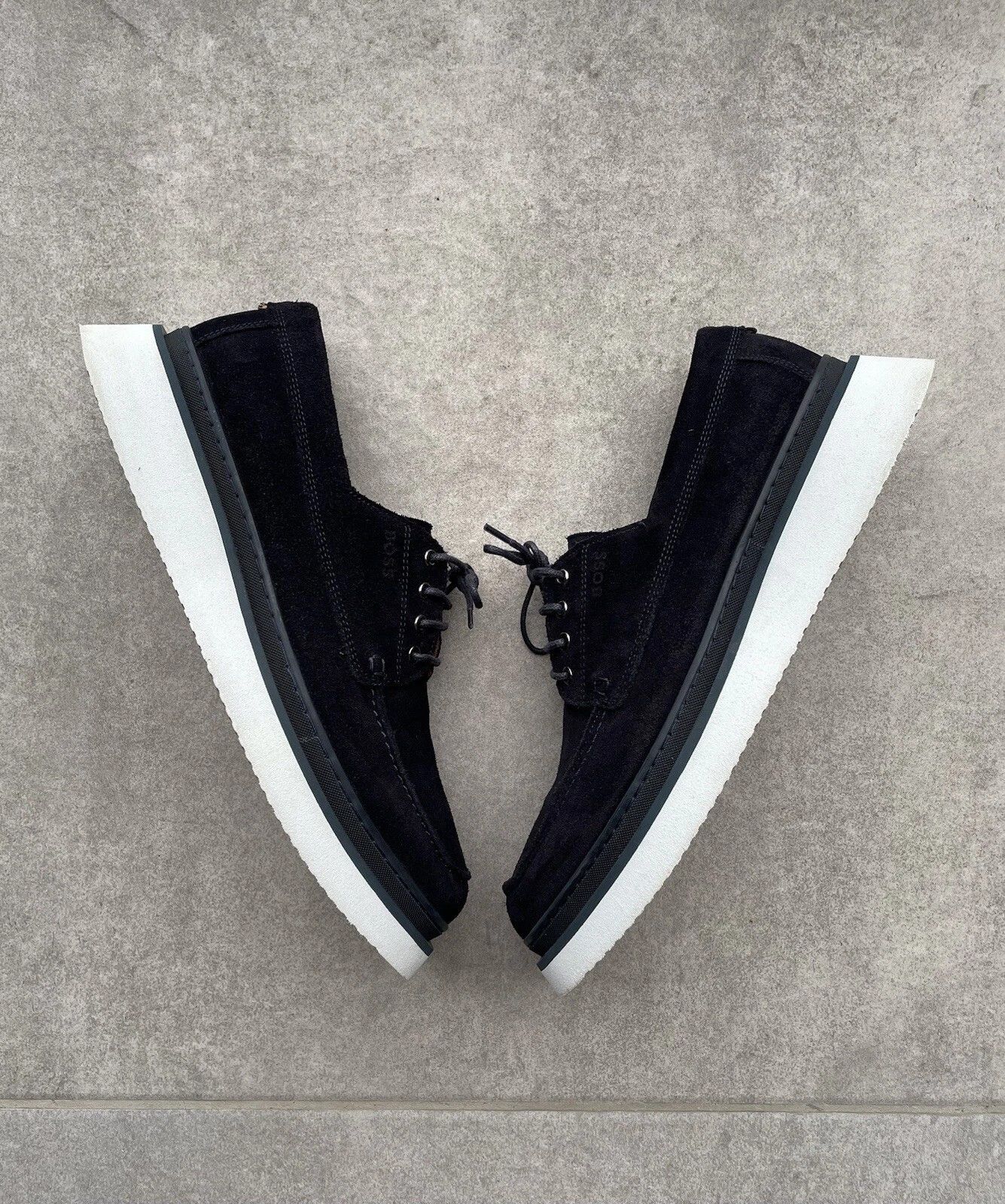 Hugo Boss Hugo Boss Mens Suede Shoes Rainard Derby Size 44 Size US 11 / EU 44 - 2 Thumbnail