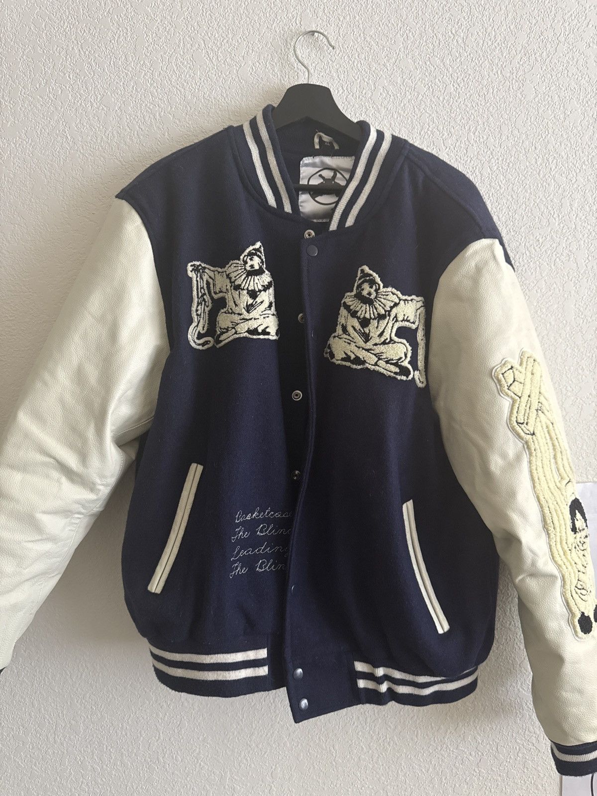 Basketcase Gallery Marionette Varsity Pinnocchio jacket