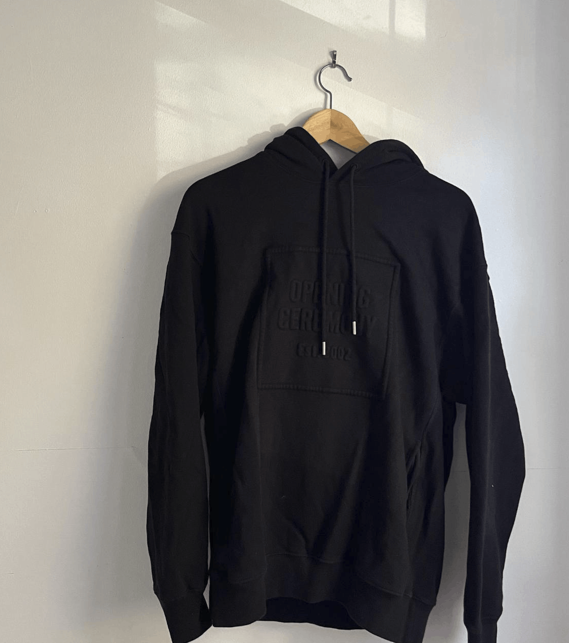 Opening Ceremony Opening Ceremony Black Hoodie Size S Embossed box logo Size US S / EU 44-46 / 1 - 2 Thumbnail