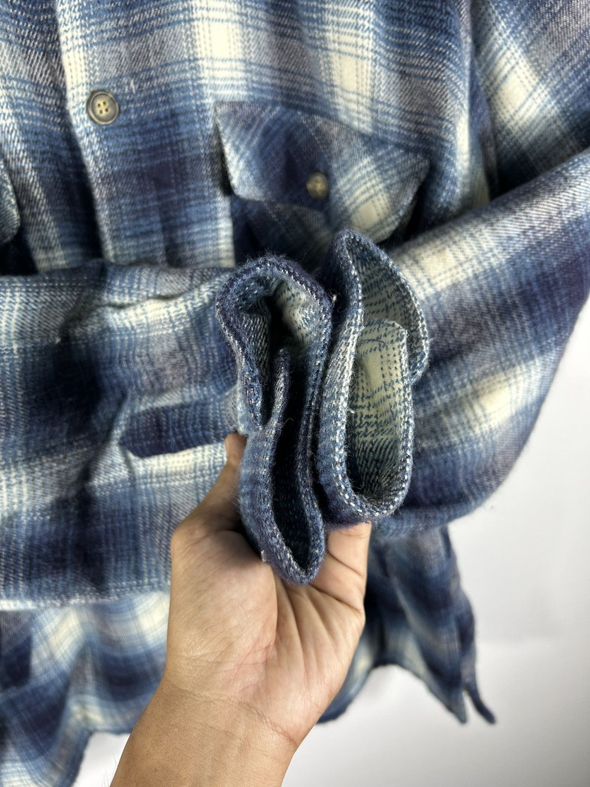 Flannel ⚡️Vintage Collins International Flannel Chore Shirt Jacket Size US L / EU 52-54 / 3 - 8 Thumbnail