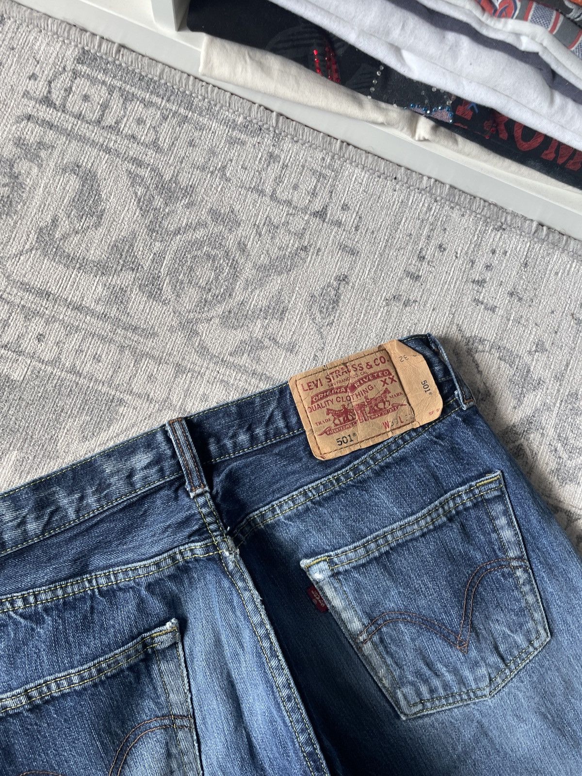 Vintage Vintage Levis Jeans Faded Japanese Y2K AvantGarde Mus Washed Size US 32 / EU 48 - 12 Thumbnail
