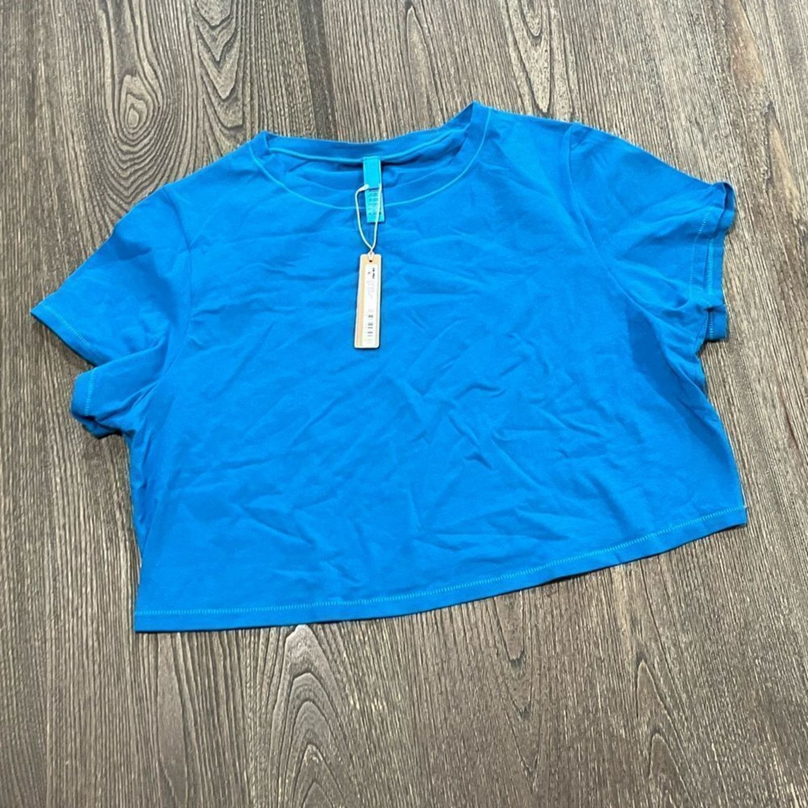 SKIMS NWT Skims Cotton Jersey Super Cropped T-Shirt Crewneck 4X Size 4XL / US 24-26 - 1 Thumbnail