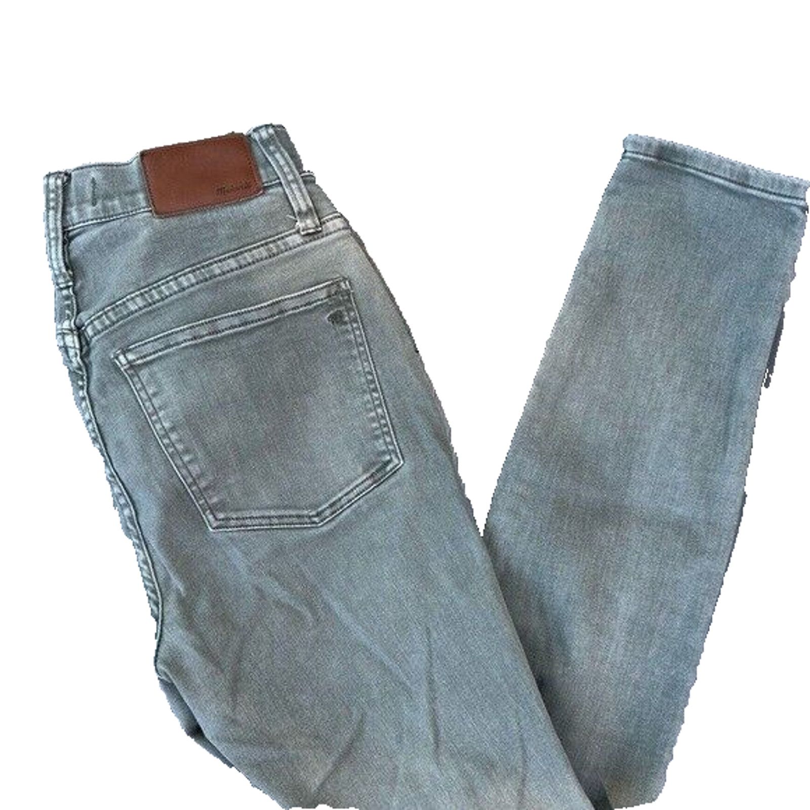 Madewell Madewell Skinny Jeans hi rise 9” size 25 green buton A000326 Size 25" / US 0 / IT 36 - 11 Thumbnail