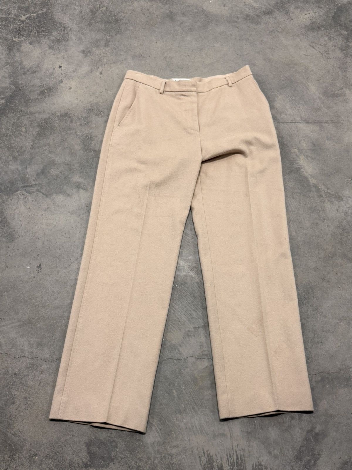 Max Mara Max Mara 100% Virgin Wool Tailored Trousers – Made in Italy Size 34" / US 12 / IT 48 - 1 Thumbnail