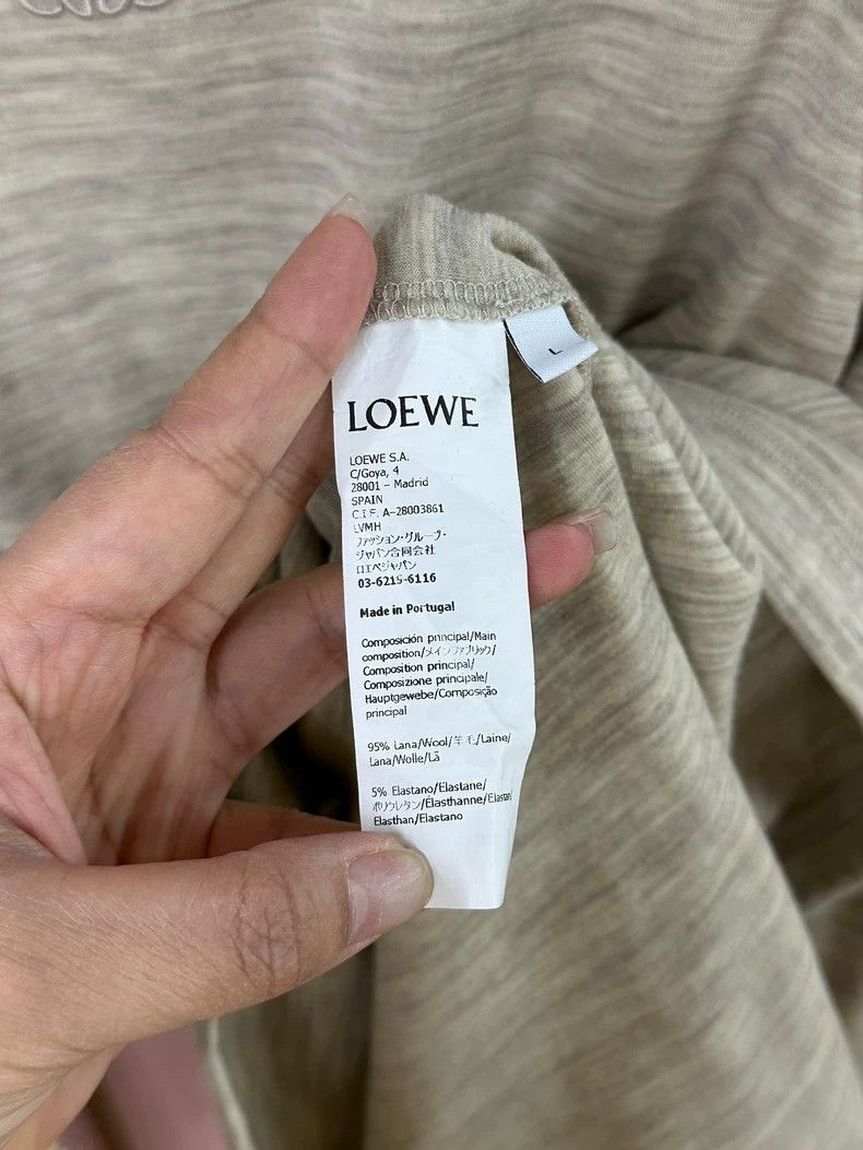 Loewe LOEWE Simple logo elastic tights long sleeve top Size L / US 10 / IT 46 - 4 Thumbnail