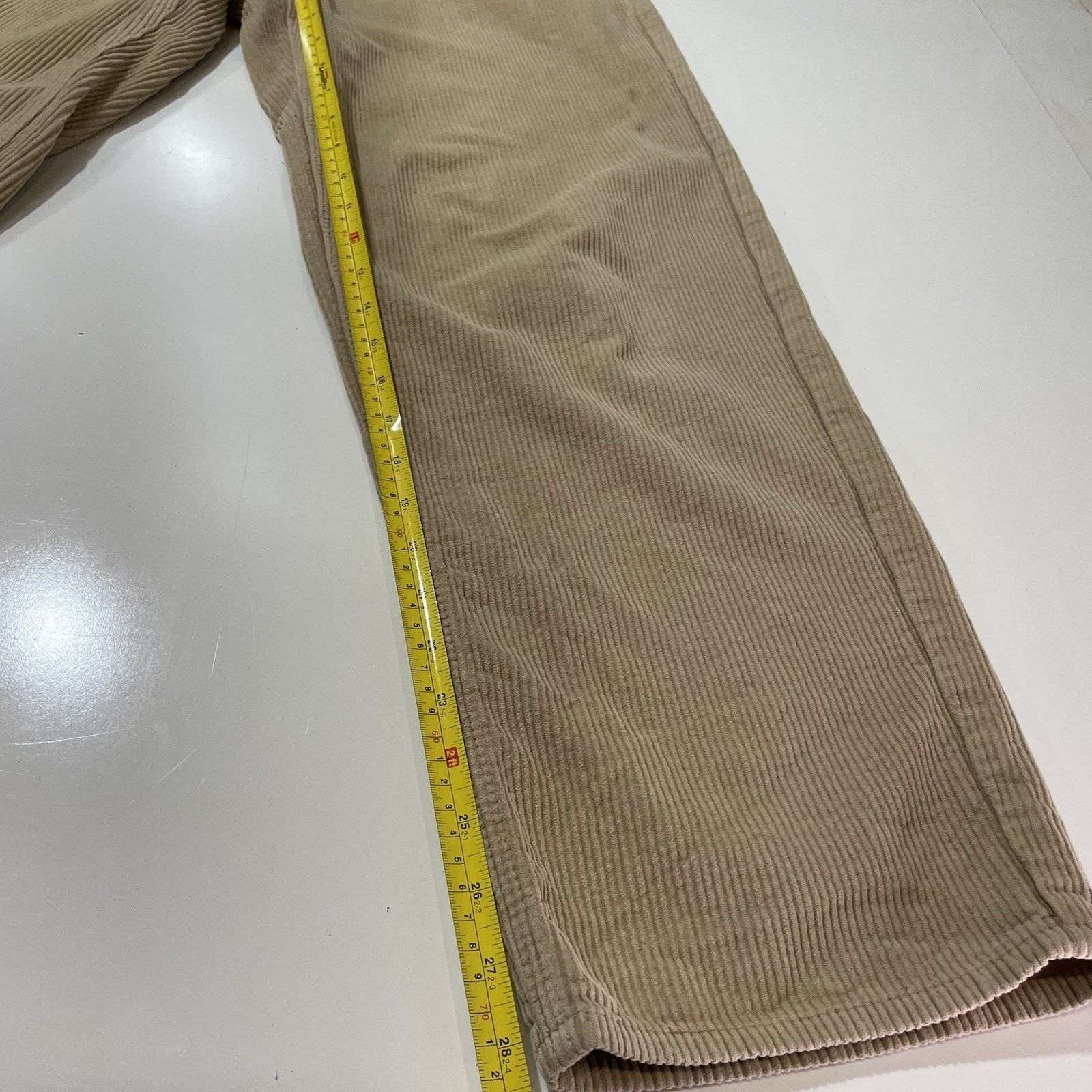 Empyre Empyre Corduroy Pants Men’s 32 Tan Baggy Loose Fit Skate Y2K Size US 32 / EU 48 - 4 Thumbnail