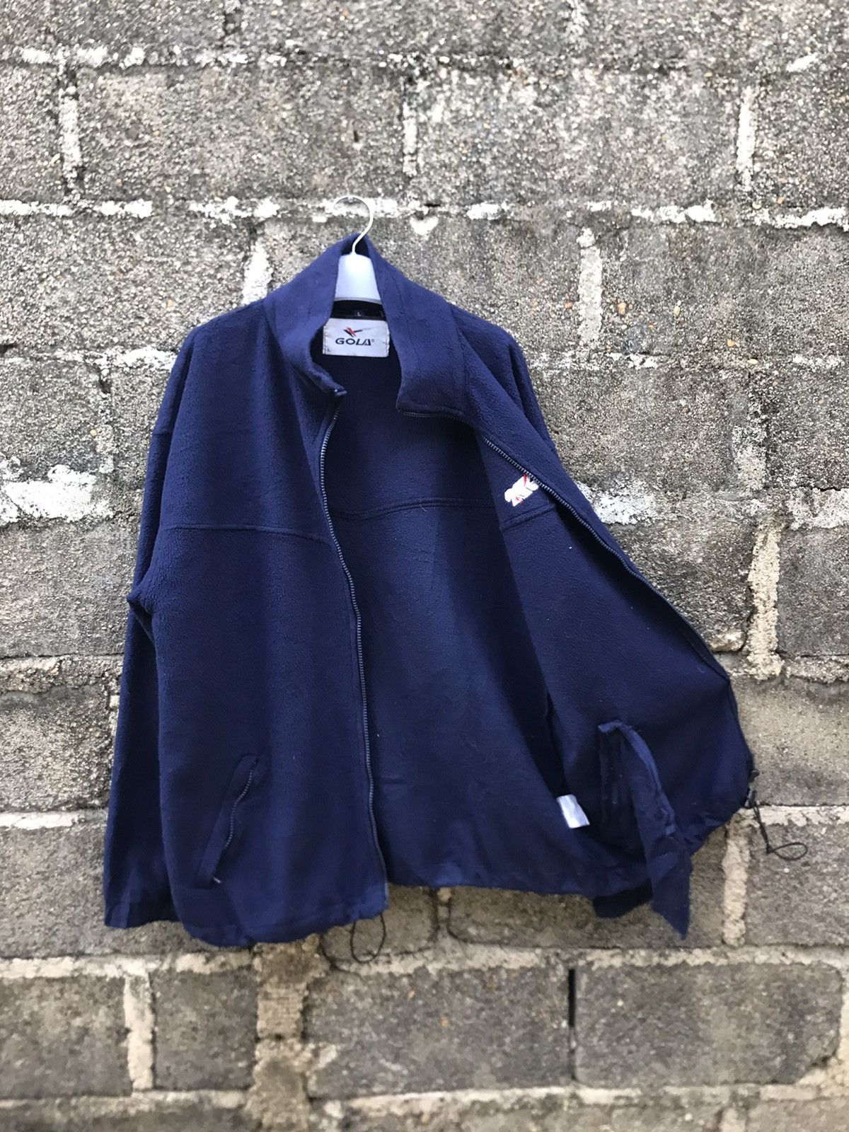 Gola ⚡️Vintage Gola Fleece Zipper Sweater Jacket Size US L / EU 52-54 / 3 - 9 Thumbnail