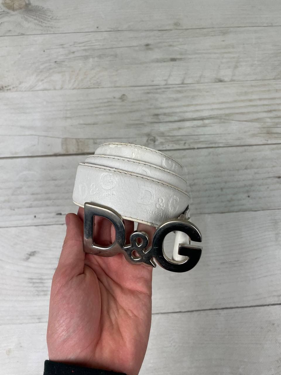 DOLCE&GABBANA Big Logo Belt Vintage y2k Vintage rare y2k big metal