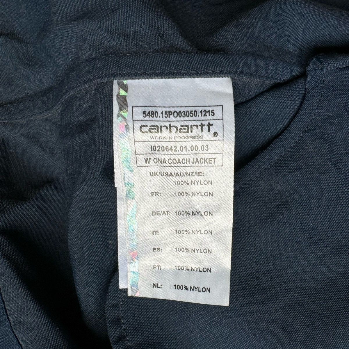 Carhartt × Carhartt Wip Carhartt WIP W' Ona Coach Jacket Blue M Size M / US 6-8 / IT 42-44 - 7 Thumbnail