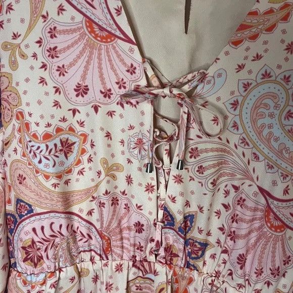 Lovers and Friends Lovers + Friends Epiphany Paisley Romper L NWT Size L / US 10 / IT 46 - 3 Thumbnail
