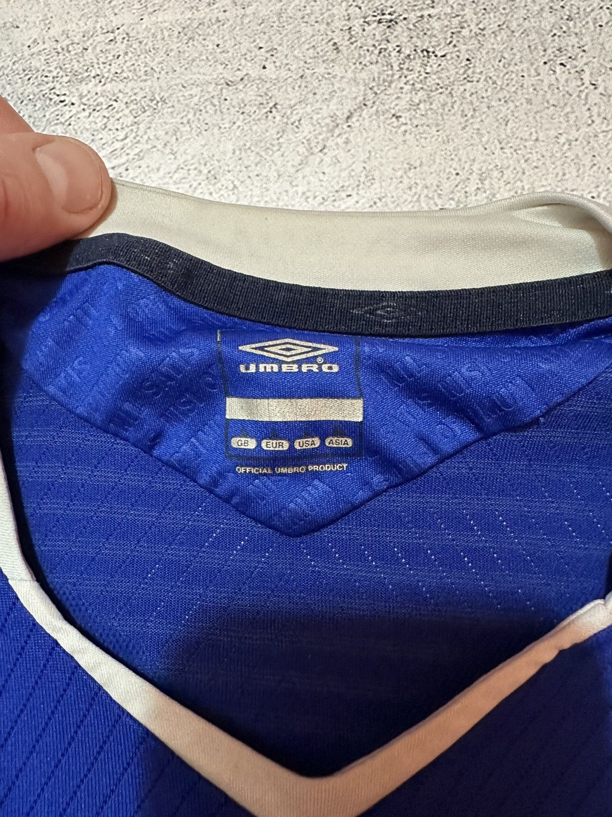 Umbro Vintage Everton Jersey 2008 Size US L / EU 52-54 / 3 - 5 Thumbnail