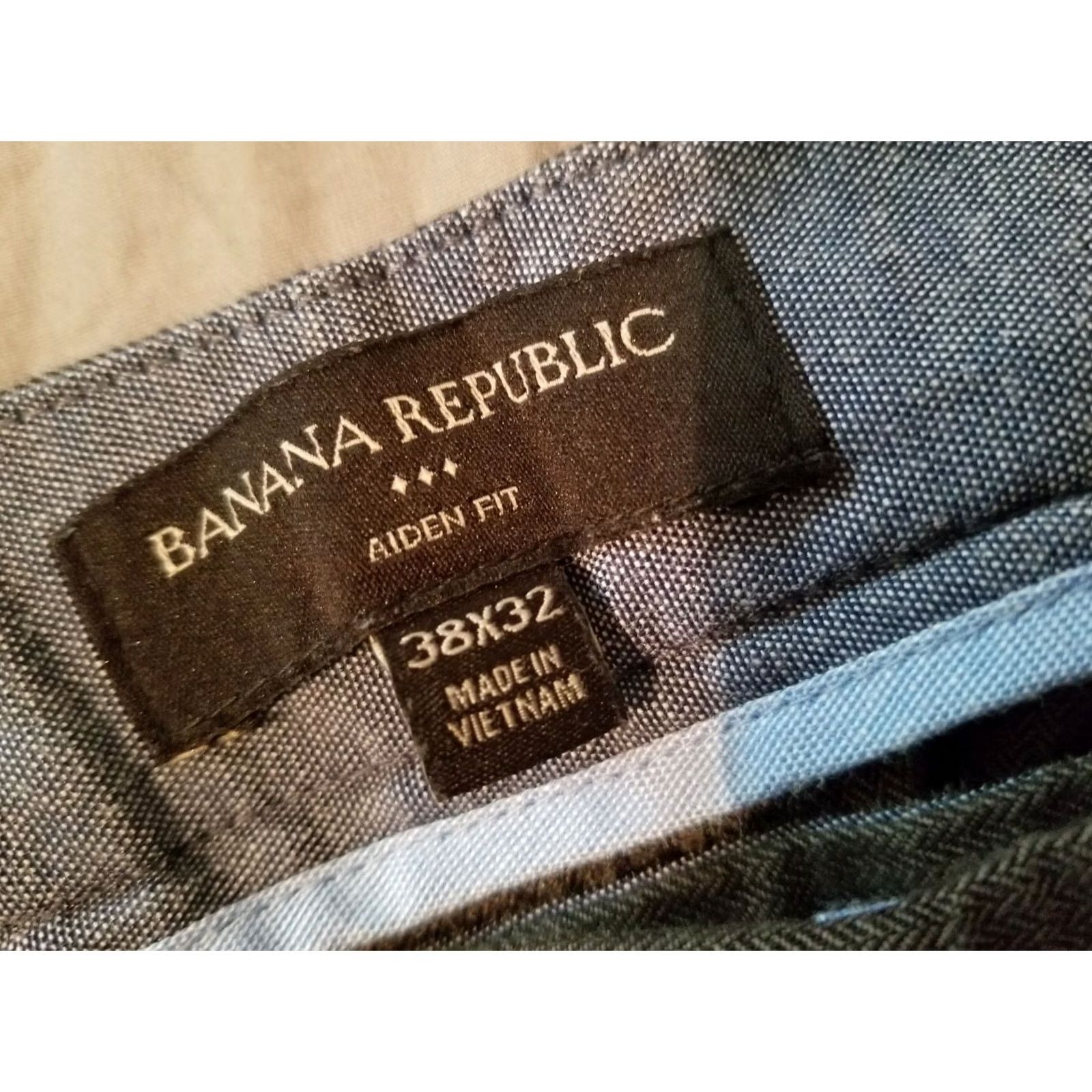Banana Republic Banana Republic Khaki Chino Trouser Pants Gray Cotton 38x32 Mens Size US 38 / EU 54 - 4 Thumbnail