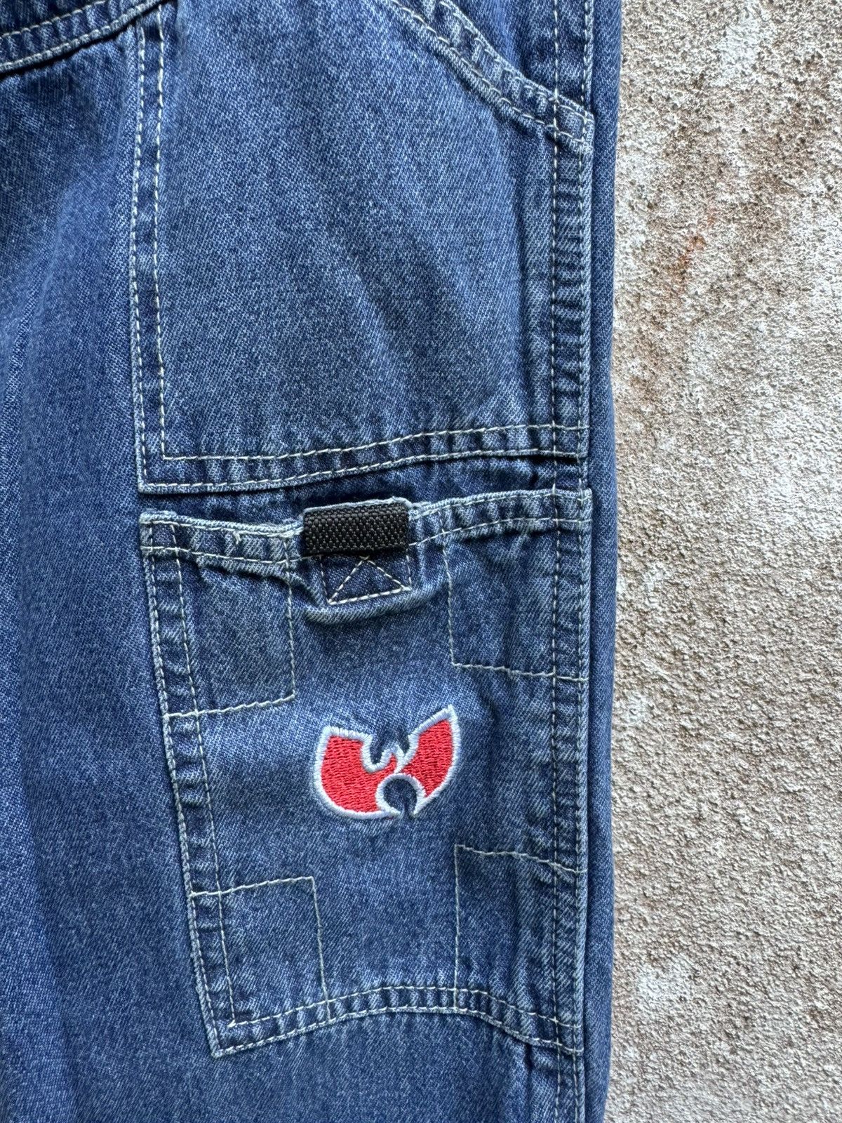 If Six Was Nine × Vintage × Wu-Tang Clan Vintage 90s WU TANG CLAN Baggy HipHop Flare Jeans BOSS01 Size US 34 / EU 50 - 8 Thumbnail