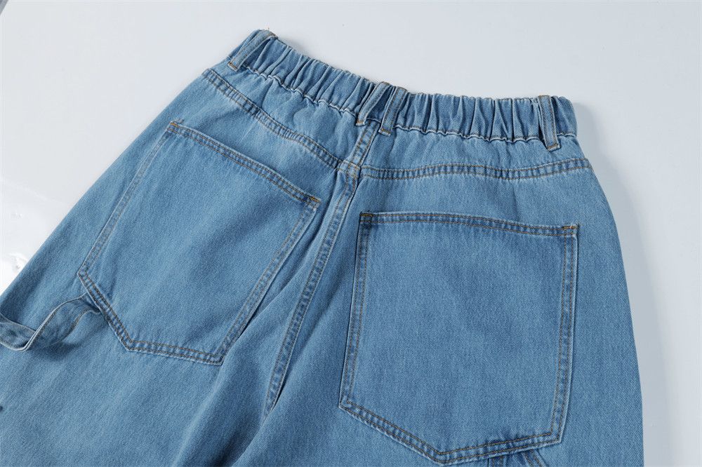 Vintage Street loose washed distressed cargo scimitar wide-leg jeans Size US 32 / EU 48 - 5 Thumbnail