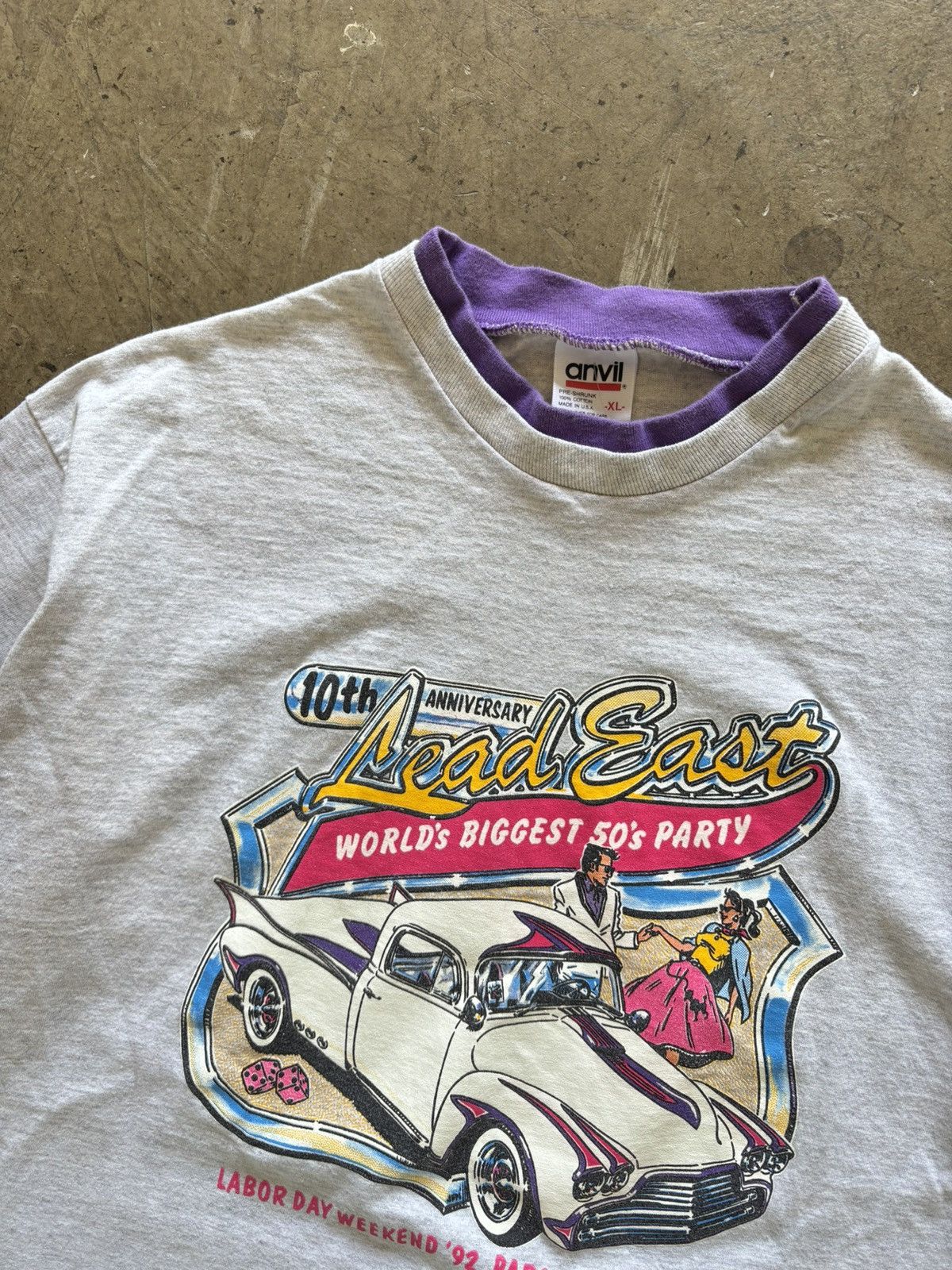 Vintage 1992 Labor Day Weekend Party Tee Size US XL / EU 56 / 4 - 2 Thumbnail