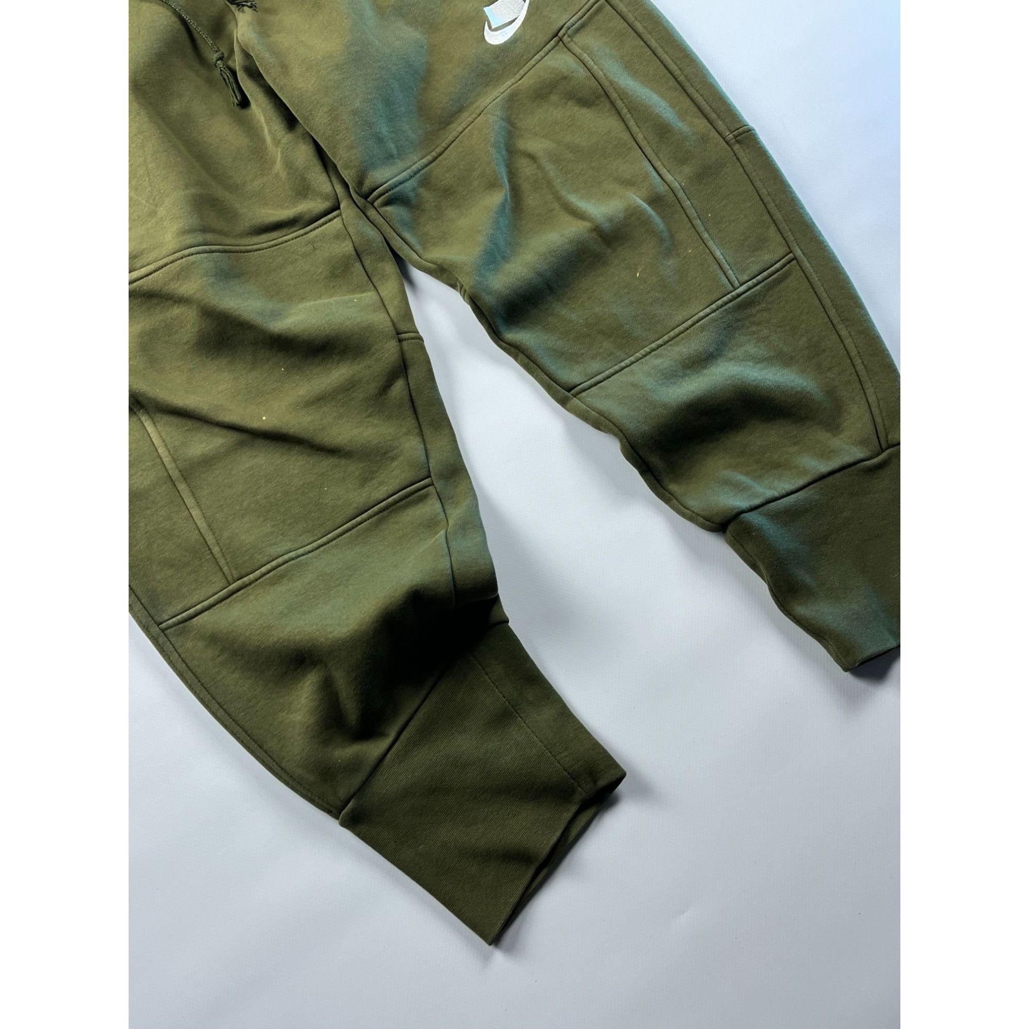 Nike × Vintage Nike NSW Mens Baggy Olive Green Sweatpants Size M Size US 33 - 3 Thumbnail