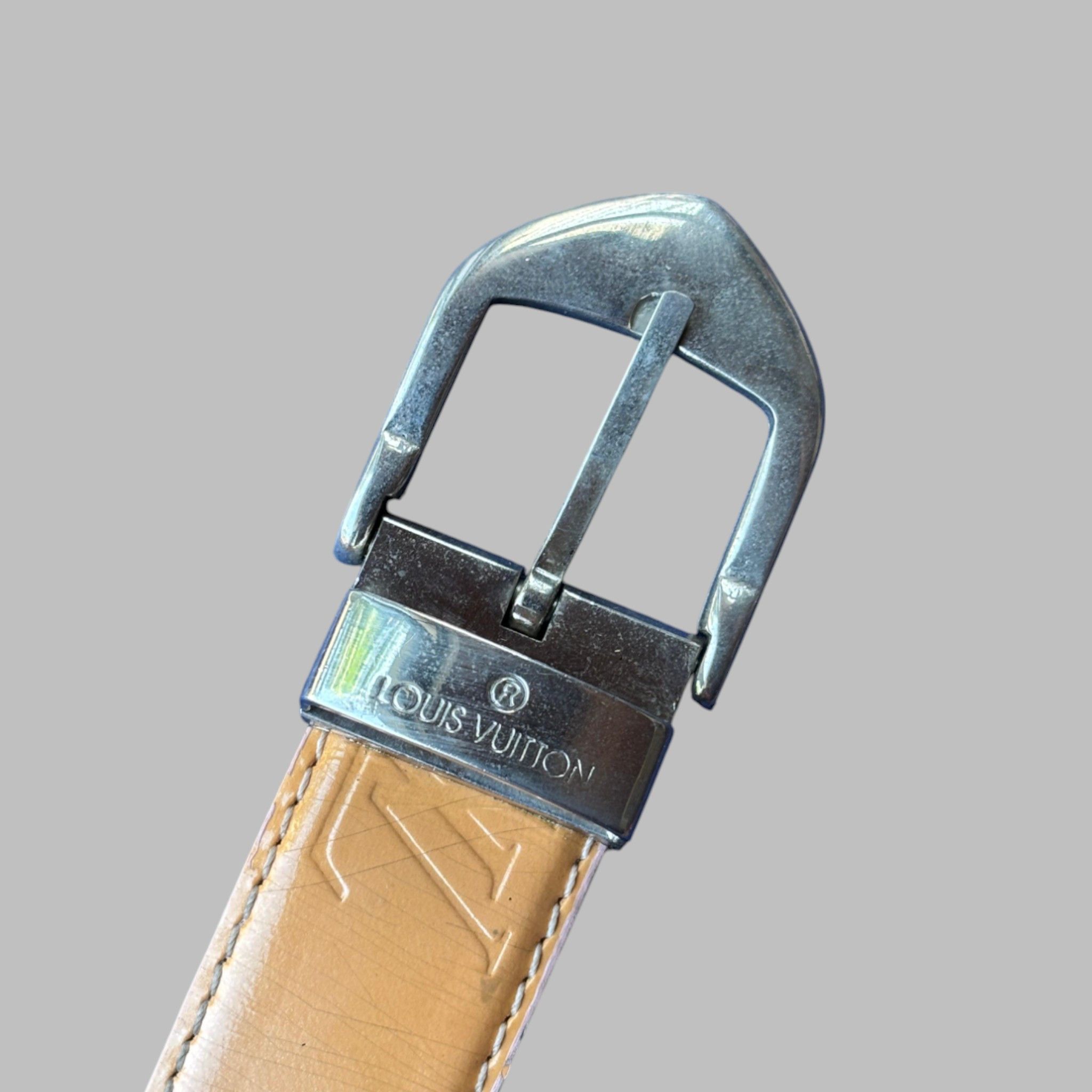 Louis Vuitton Louis Vuitton MM Monogram Vernis Boulevard Leather Belt Size ONE SIZE - 4 Thumbnail