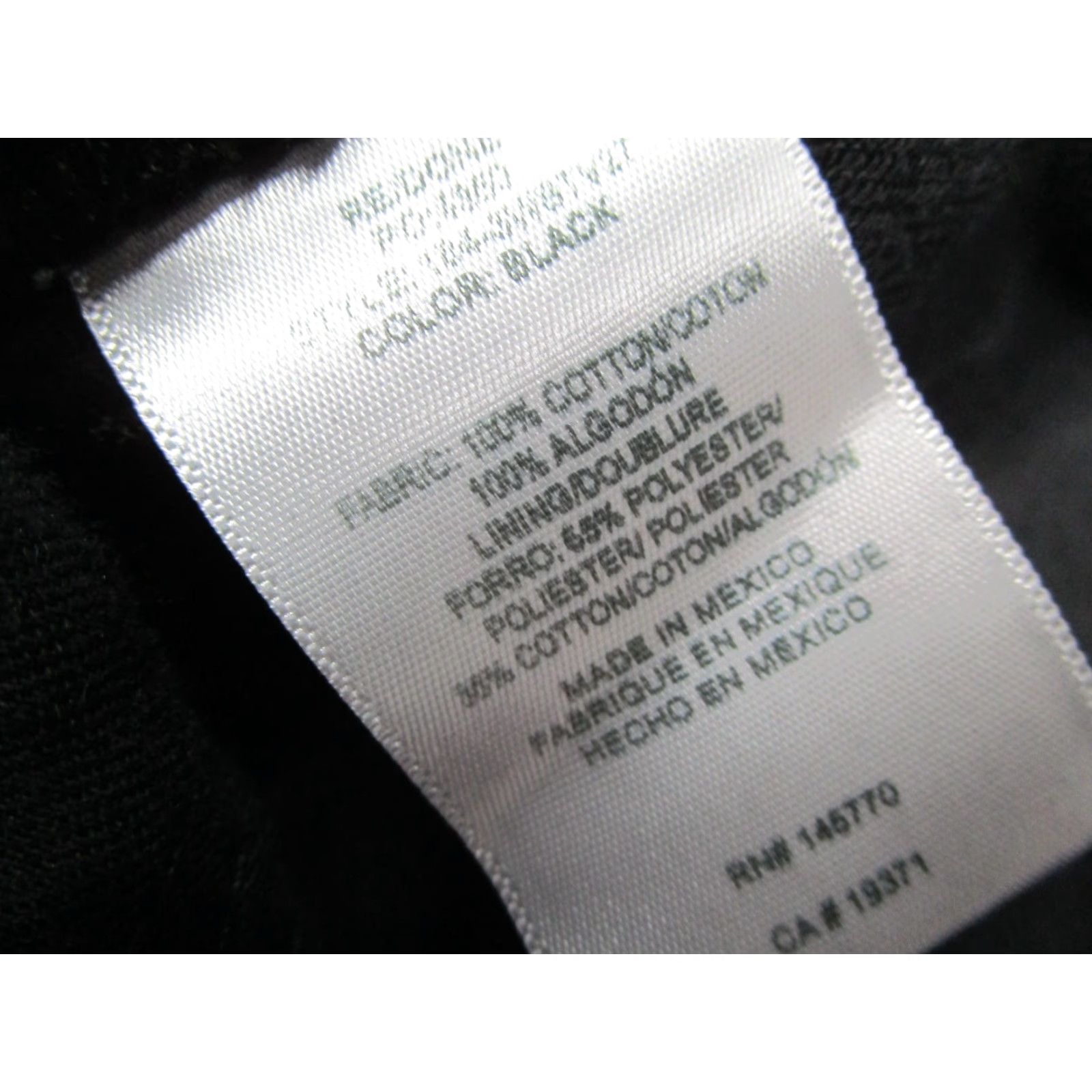 RE/DONE RE/DONE Jeans Women 24 Black Stove Pipe Button Fly Cropped Denim 27 Inseam 5-Pocket Stretch Size 42" / US 20 - 5 Thumbnail