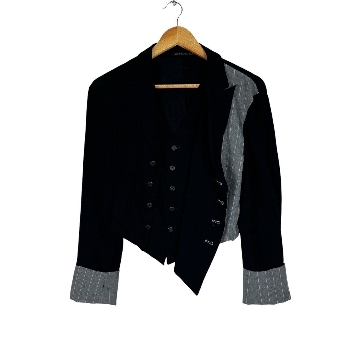 Yohji Yamamoto 🌟YOHJI YAMAMOTO SIGNATURE CROPPED JACKET Size US S / EU 44-46 / 1 - 11 Thumbnail