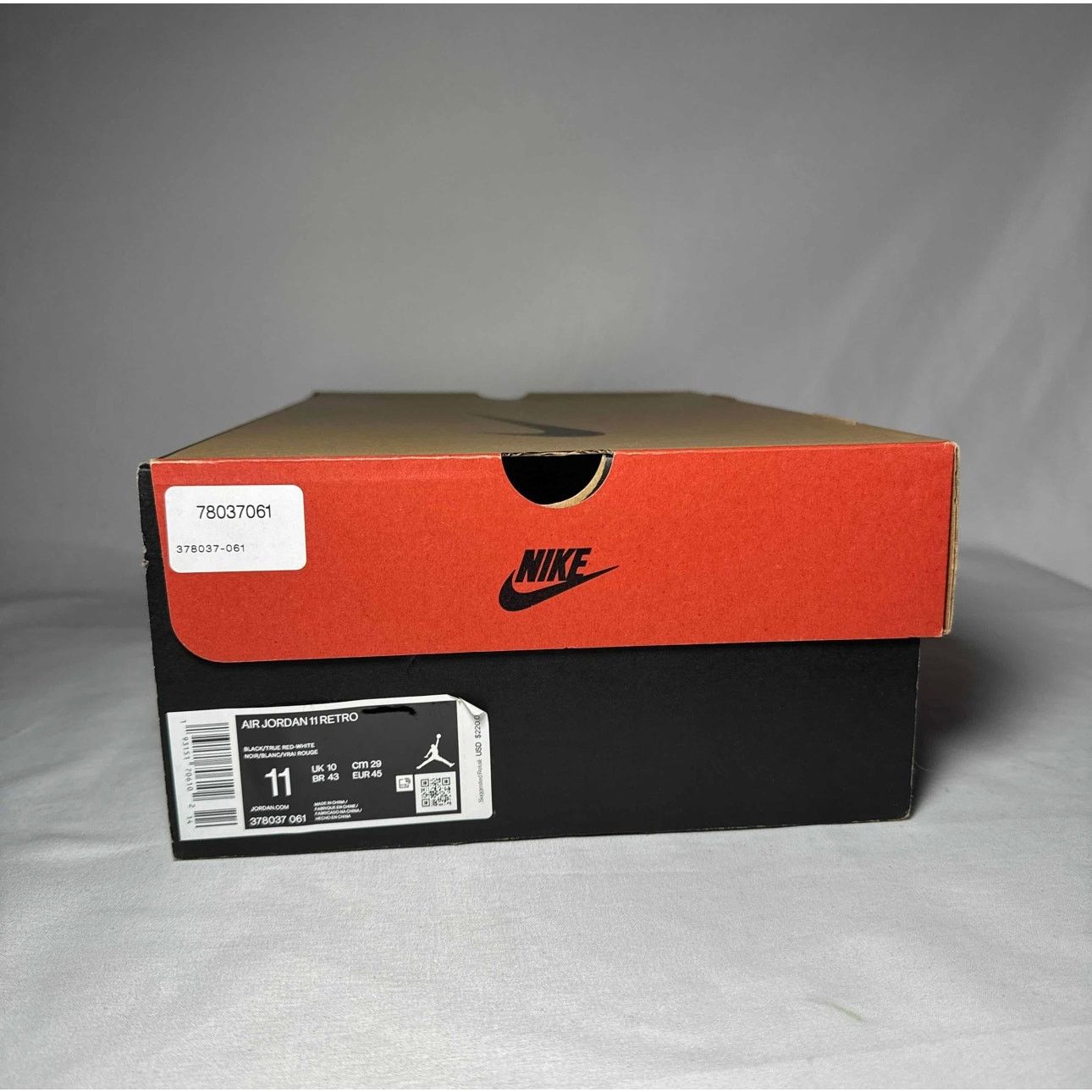 Jordan Brand × Nike Size 11 - Nike Air Jordan 11 Retro Bred 2019 Men's Shoes Size US 11 / EU 44 - 9 Thumbnail