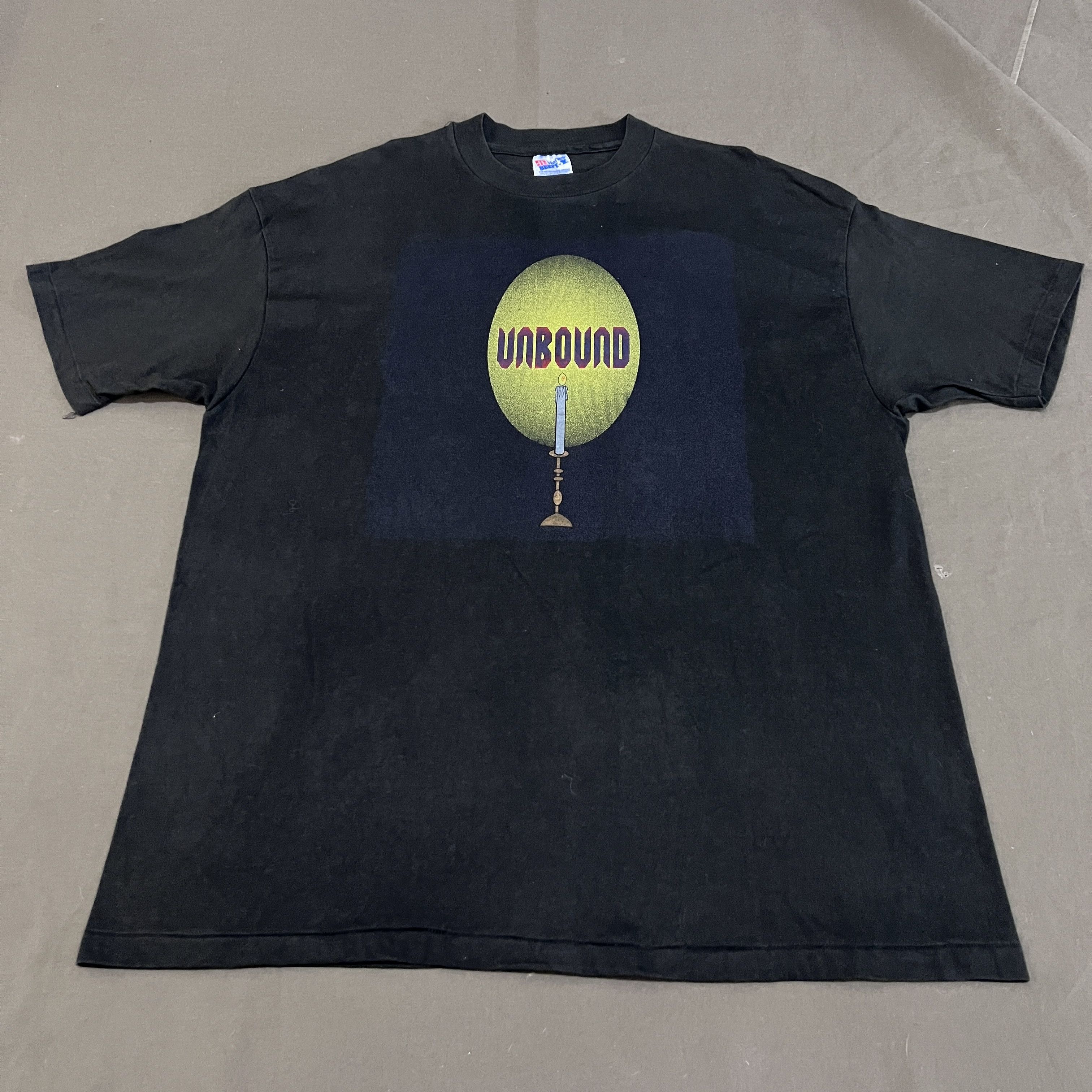 Vintage Vintage 90s Unbound Bible Holy God Jesus Promo Tee XL Size US XL / EU 56 / 4 - 2 Thumbnail