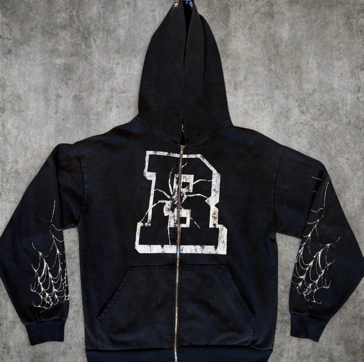 Revenge Revenge “R-Web” Spider Zip-Up Hoodie — 1/100 Large Size US L / EU 52-54 / 3 - 1 Thumbnail