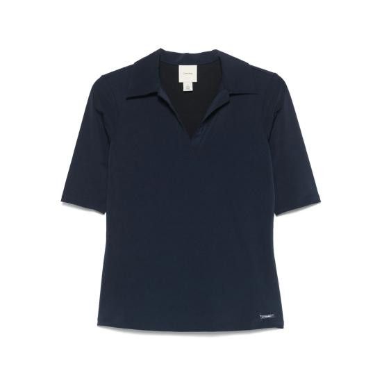 Calvin Klein CALVIN KLEIN Women Polo Shirts LV044C221G DKSAP BLUE Size M / US 6-8 / IT 42-44 - 1 Thumbnail