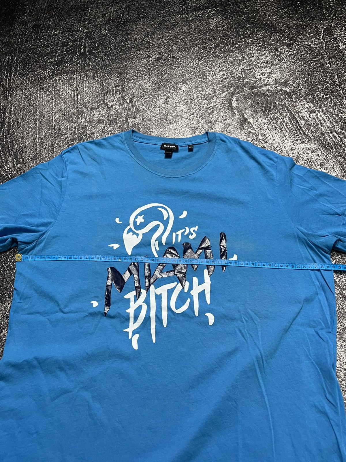 Diesel Diesel Miami Bitch Blue T-Shirts Size US XL / EU 56 / 4 - 8 Thumbnail