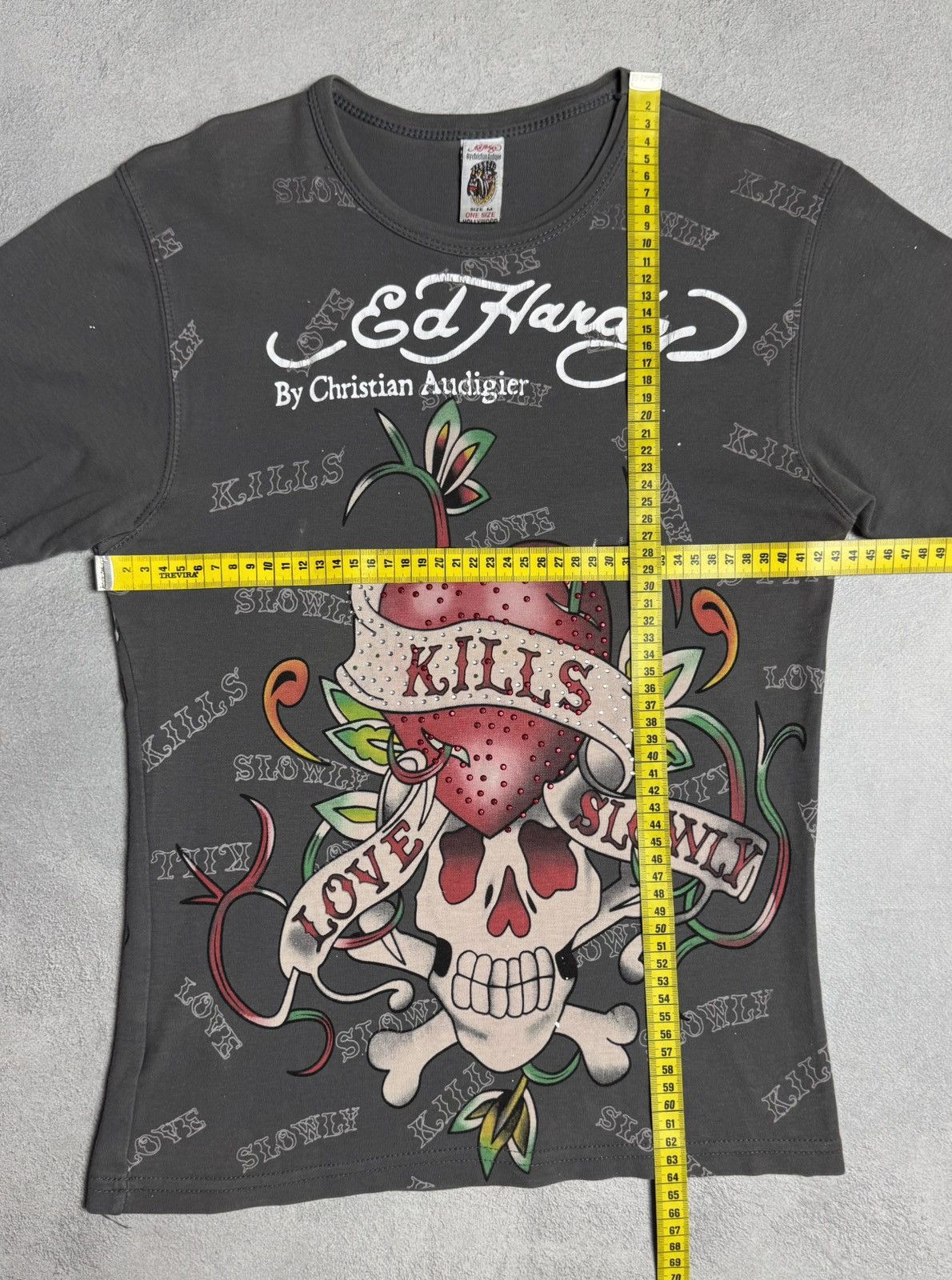 Ed Hardy Ed Hardy by Christian Audigier Big Logo T-Shirt Size M / US 6-8 / IT 42-44 - 11 Thumbnail