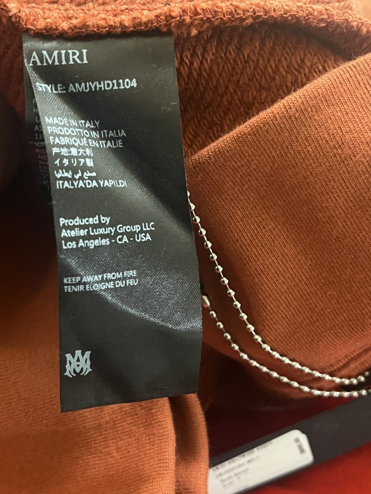 Amiri Amiri Hollywood Hoodie Sz L Size US L / EU 52-54 / 3 - 11 Thumbnail