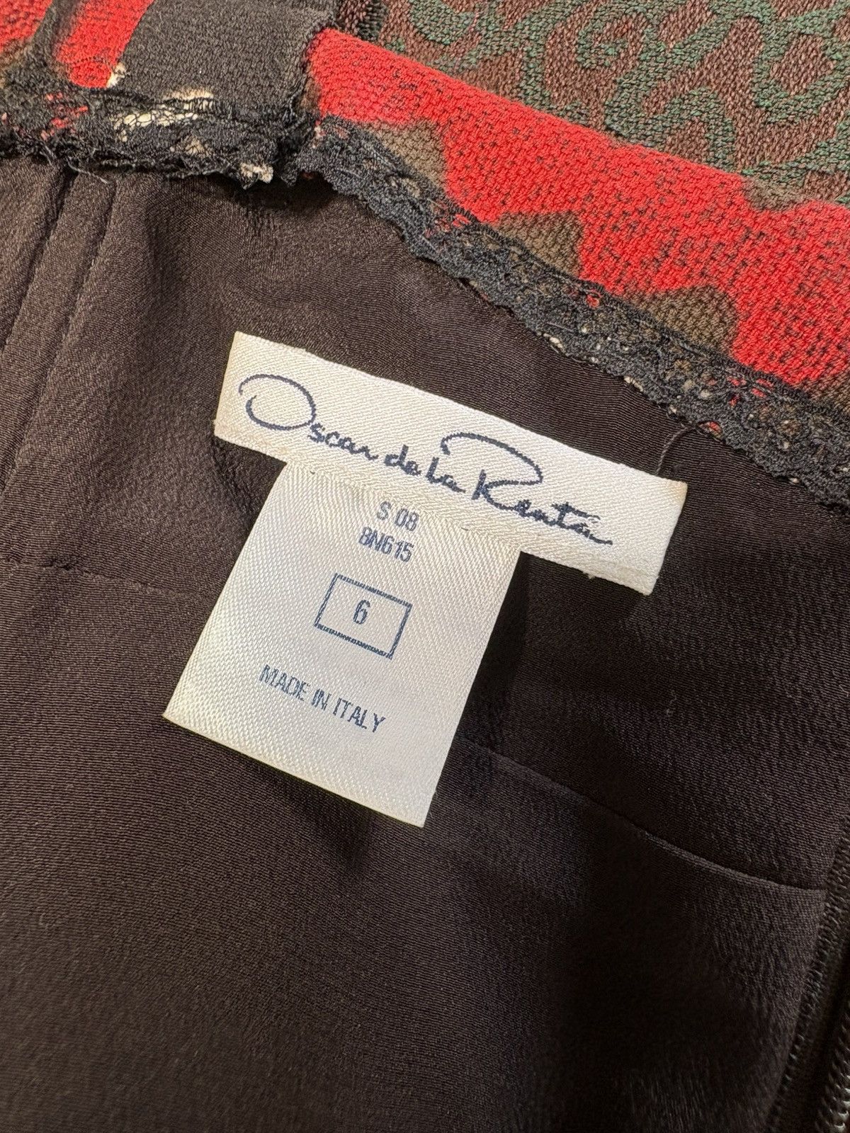 Oscar De La Renta Oscar de la Renta Tribal Print Dress Size XS / US 0-2 / IT 36-38 - 4 Thumbnail