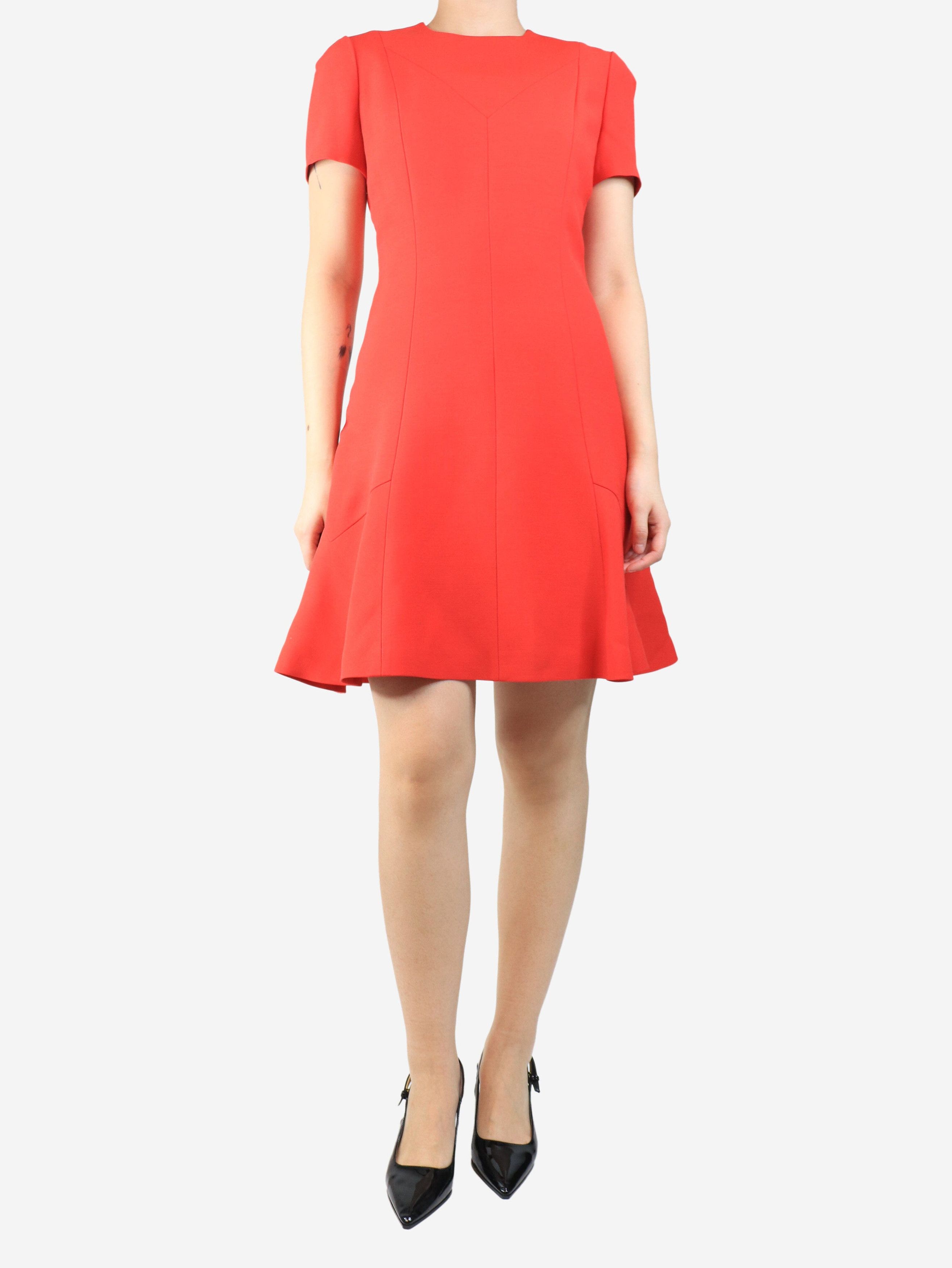 Louis Vuitton Red short-sleeve midi dress - UK 10 Size M / US 6-8 / IT 42-44 - 1 Thumbnail