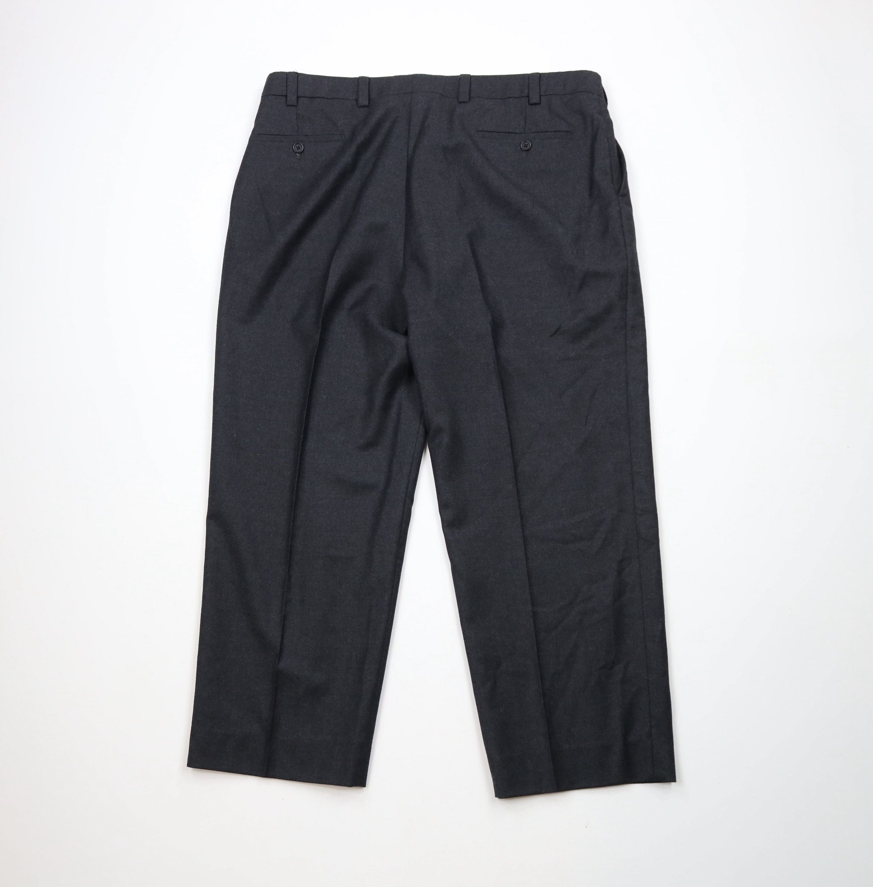 Vintage Ballin Classic Blend Wide Leg Chino Pants Charcoal Gray Size US 40 / EU 56 - 9 Thumbnail