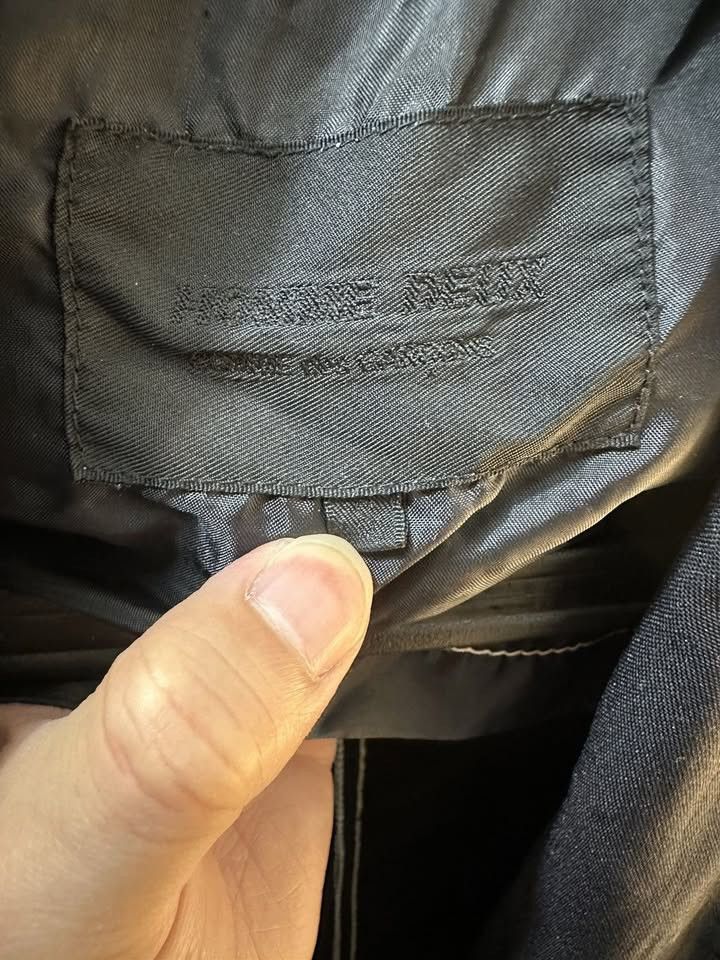 Comme des Garcons Homme Deux Comme Des Garçon Homme Contrast Stitch Nylon Blazer Jacket Size 46R - 6 Thumbnail