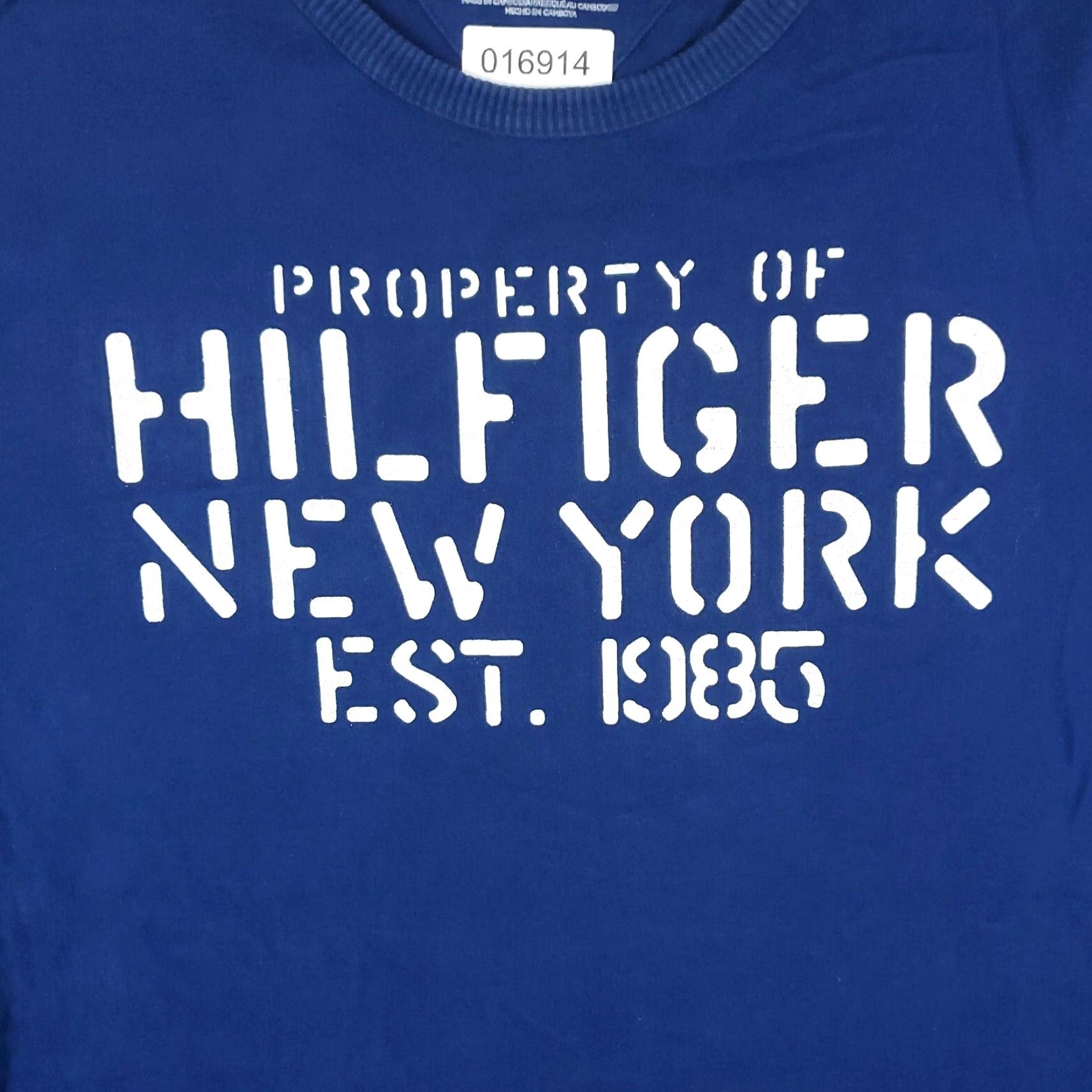 Tommy Hilfiger Tommy Hilfiger Mens Large Blue Casual Pullover Sweater Shirt Size US L / EU 52-54 / 3 - 3 Thumbnail