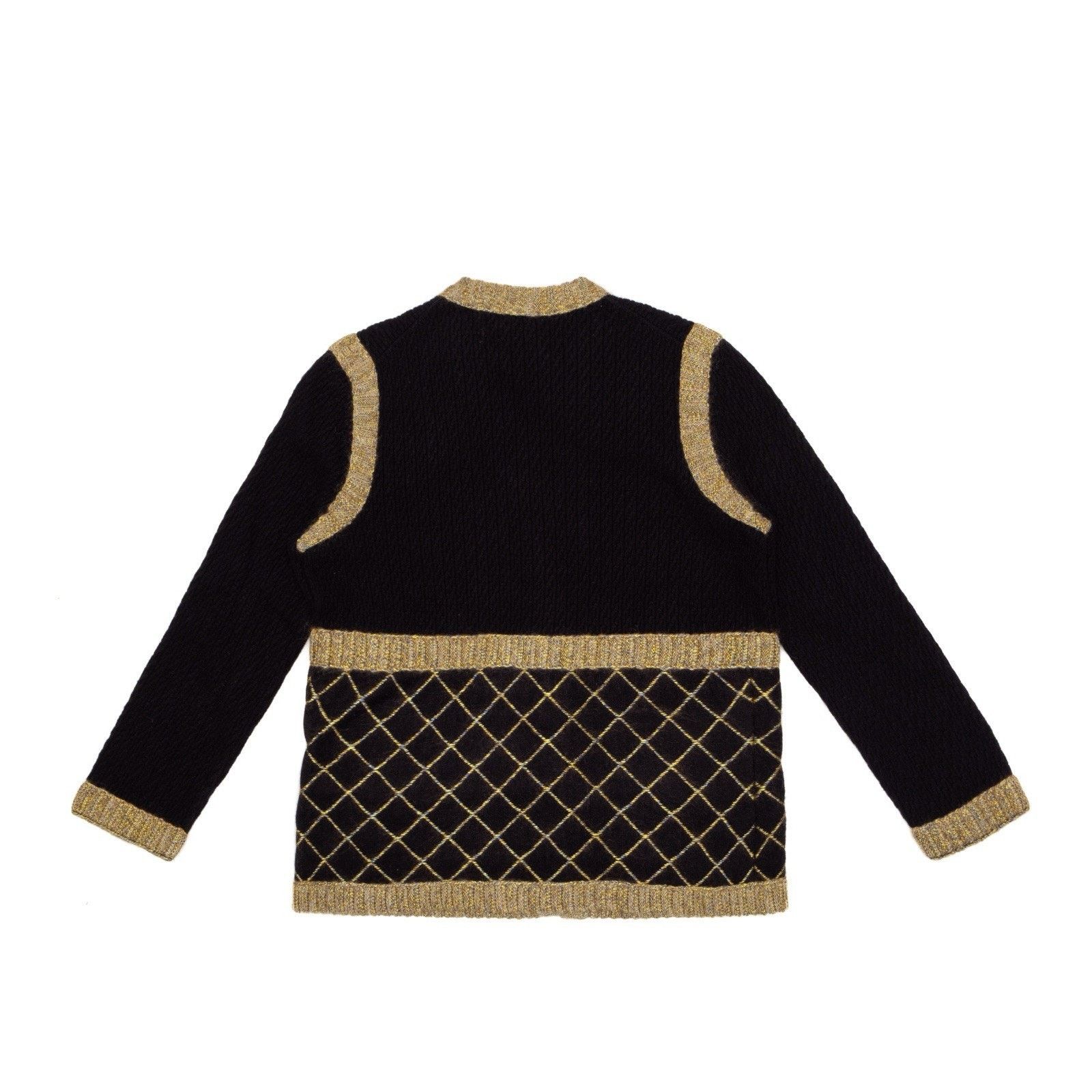 Chanel CHANEL Runway FW15 Brasserie Silk Cashmere 15K Cardigan FR42 Size M / US 6-8 / IT 42-44 - 9 Thumbnail