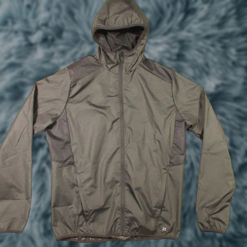 Vintage Kalenji Windbreaker Jacket Women L Black Regular Hooded Lightweight Pockets Zip Running & Jogging Summer, Spring Sports Activewear Size L / US 10 / IT 46 - 1 Thumbnail