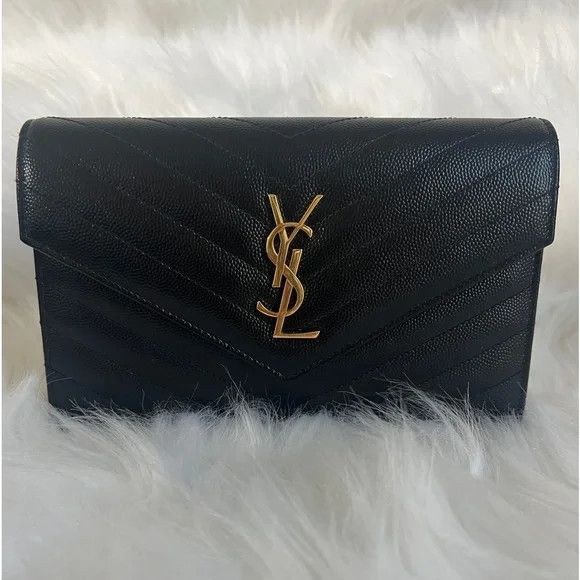 o1b1hav110824 Size: OS / Cassandre Chain Wallet in Black