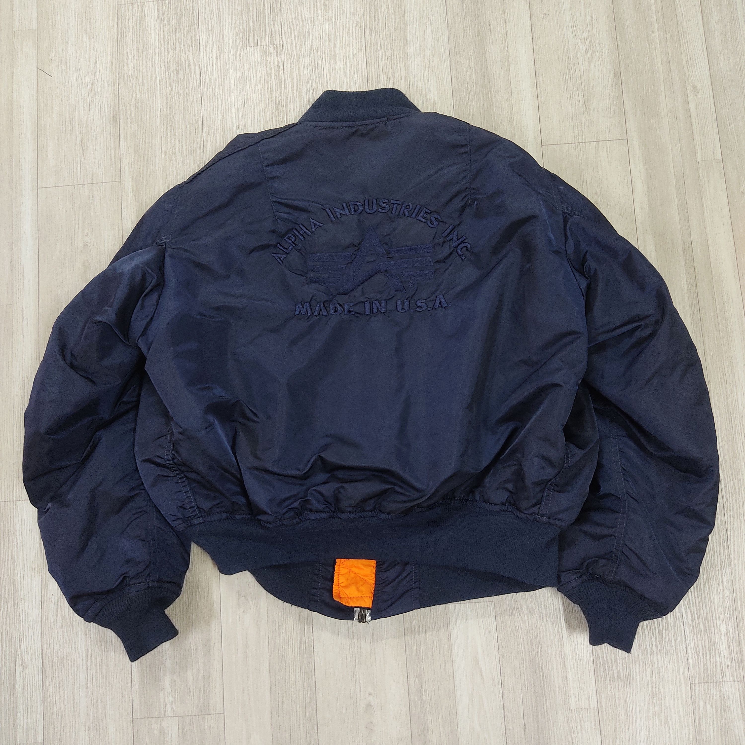 Vintage 90s ALPHA INDUSTRIES MA-1 Bomber Jacket