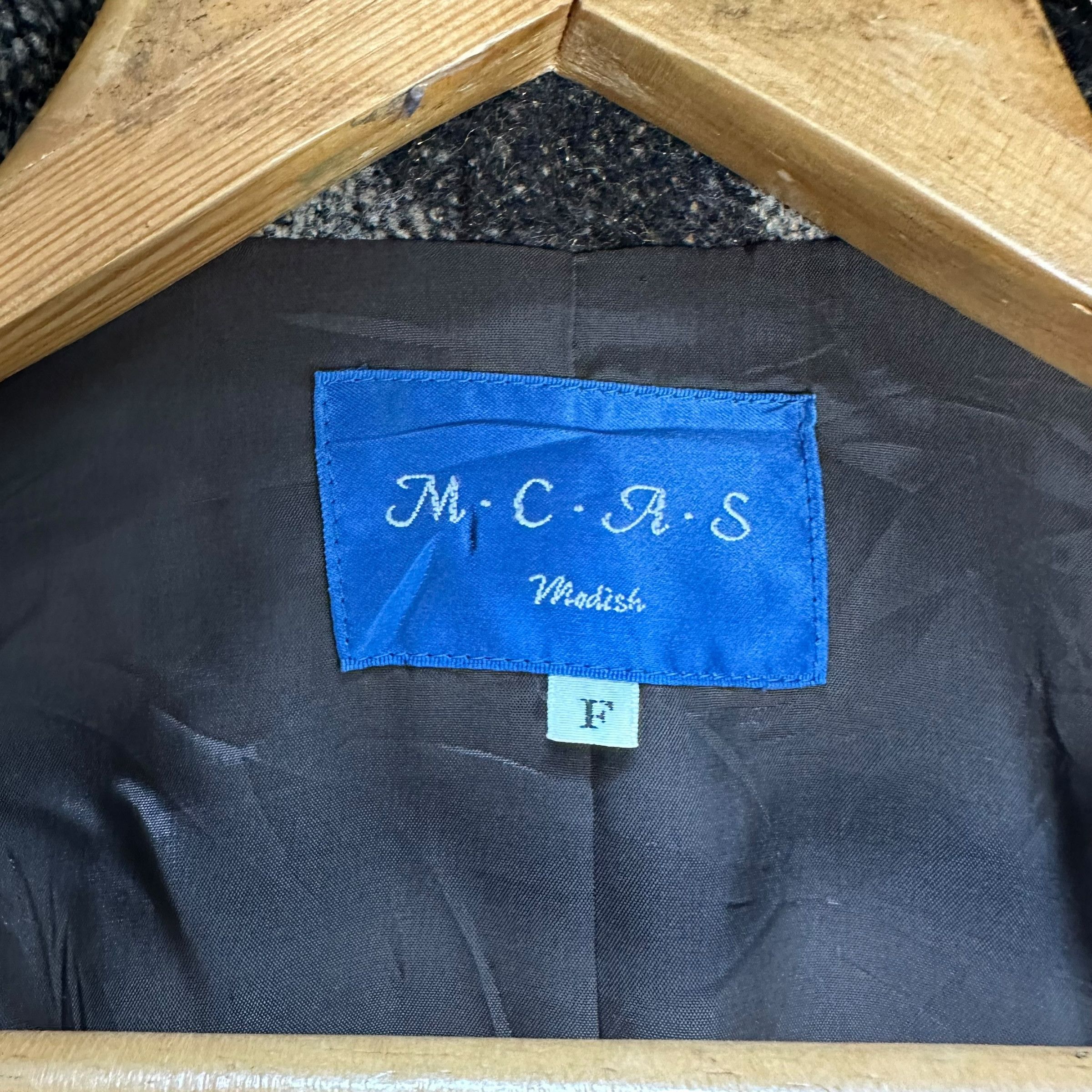 Japanese Brand M.C.A.S Fox Terrier Overcoat Toggle Button #A23-0520 Size US XL / EU 56 / 4 - 8 Thumbnail